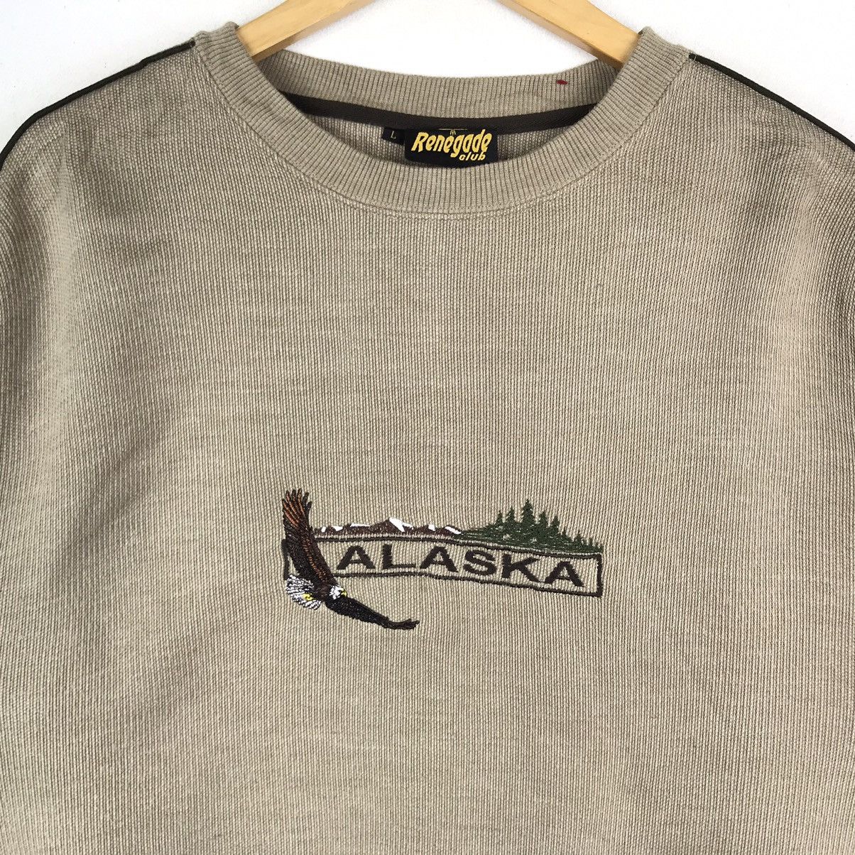 Vintage Vintage ALASKA By Ranegade Club Sweatshirt Size US L / EU 52-54 / 3 - 2 Thumbnail
