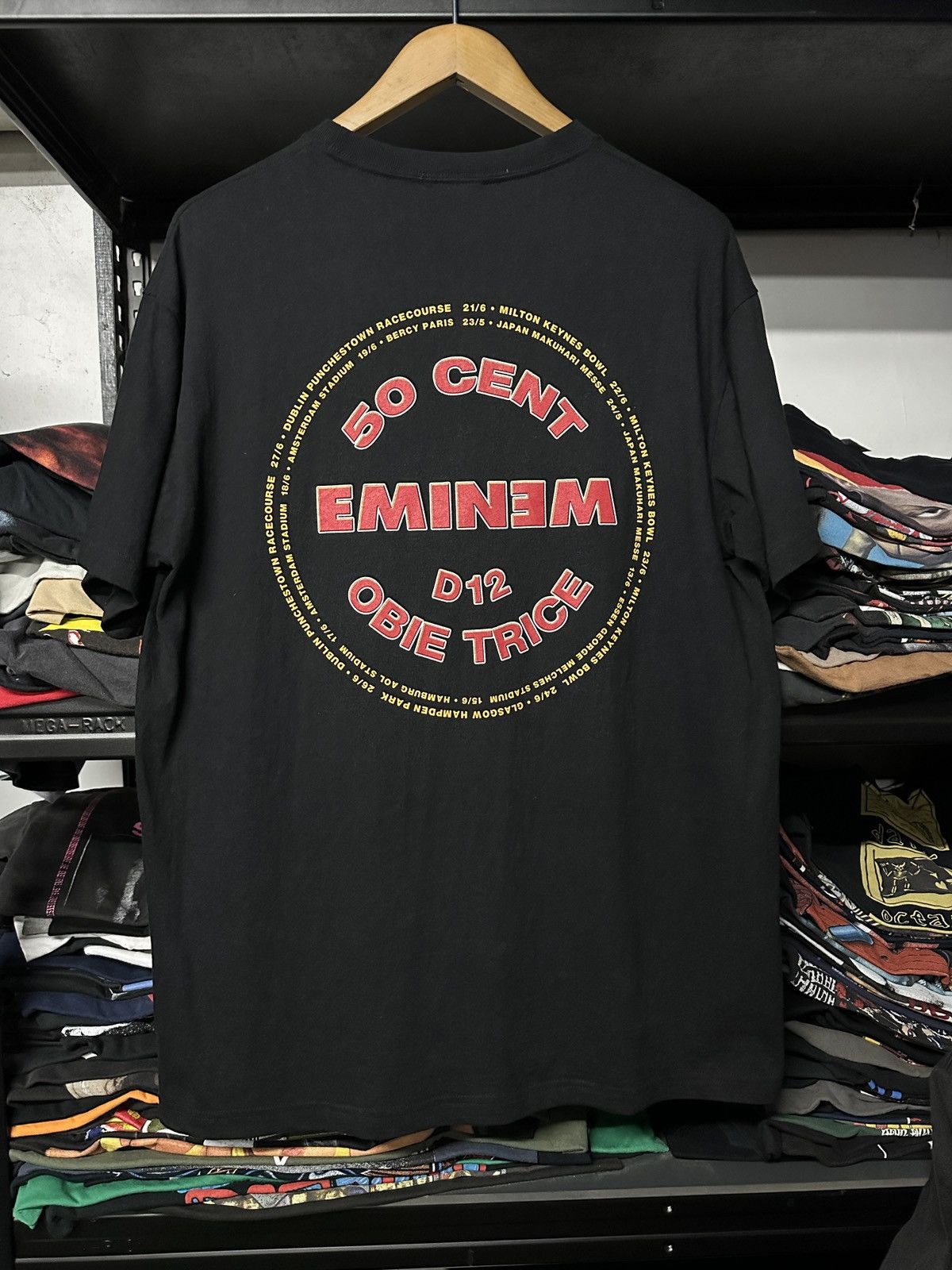 Band Tees Rare Vintage 50 Cent Eminem Tour RapTees Size US XL / EU 56 / 4 - 1 Thumbnail