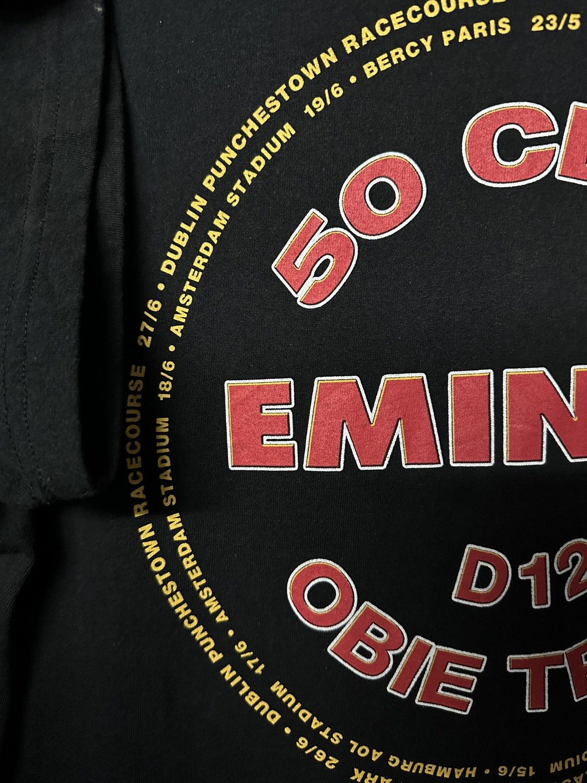 Band Tees Rare Vintage 50 Cent Eminem Tour RapTees Size US XL / EU 56 / 4 - 4 Thumbnail
