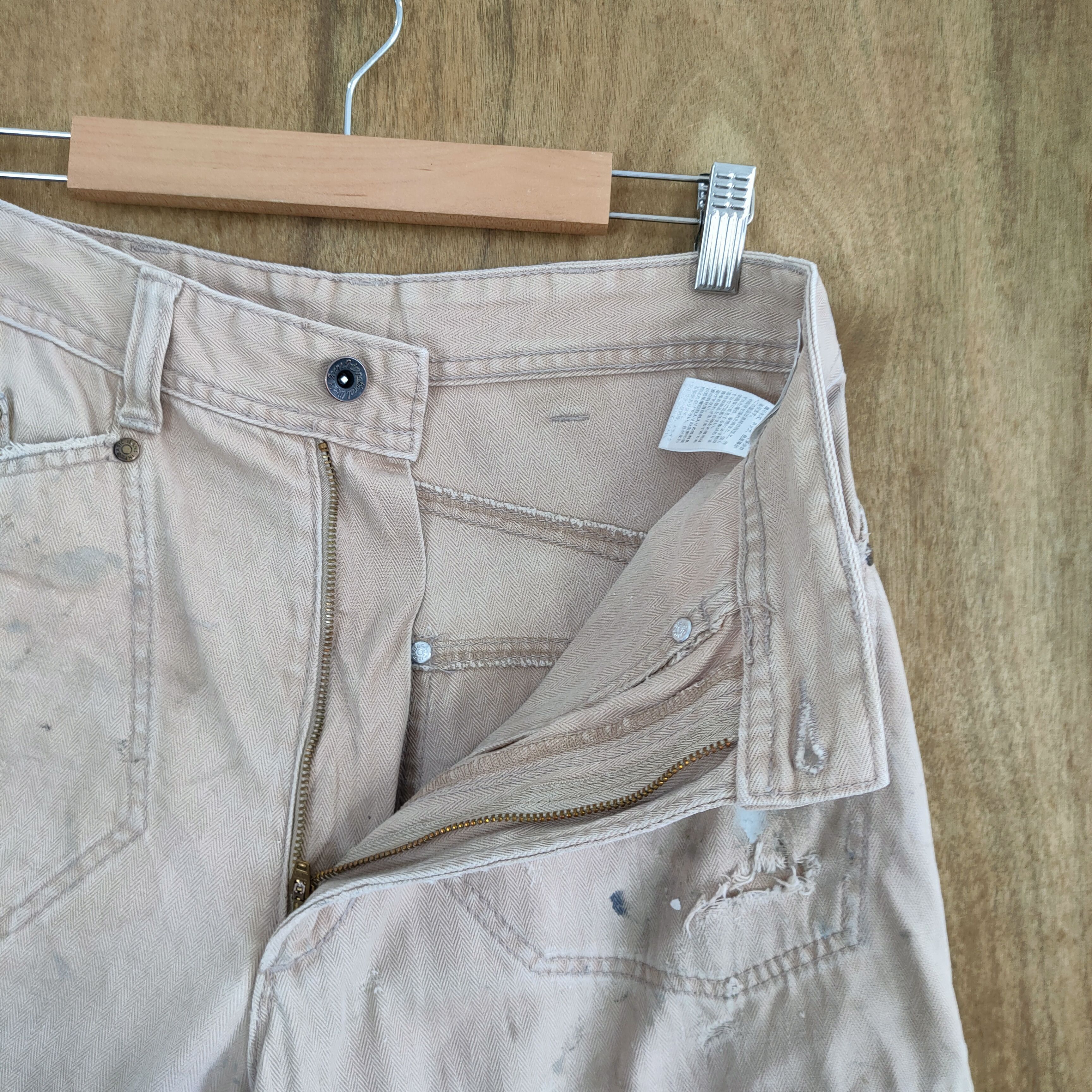 Japanese Brand VINTAGE FADED DISTRESSED RUSTY CARGO PANTS Size US 30 / EU 46 - 14 Thumbnail