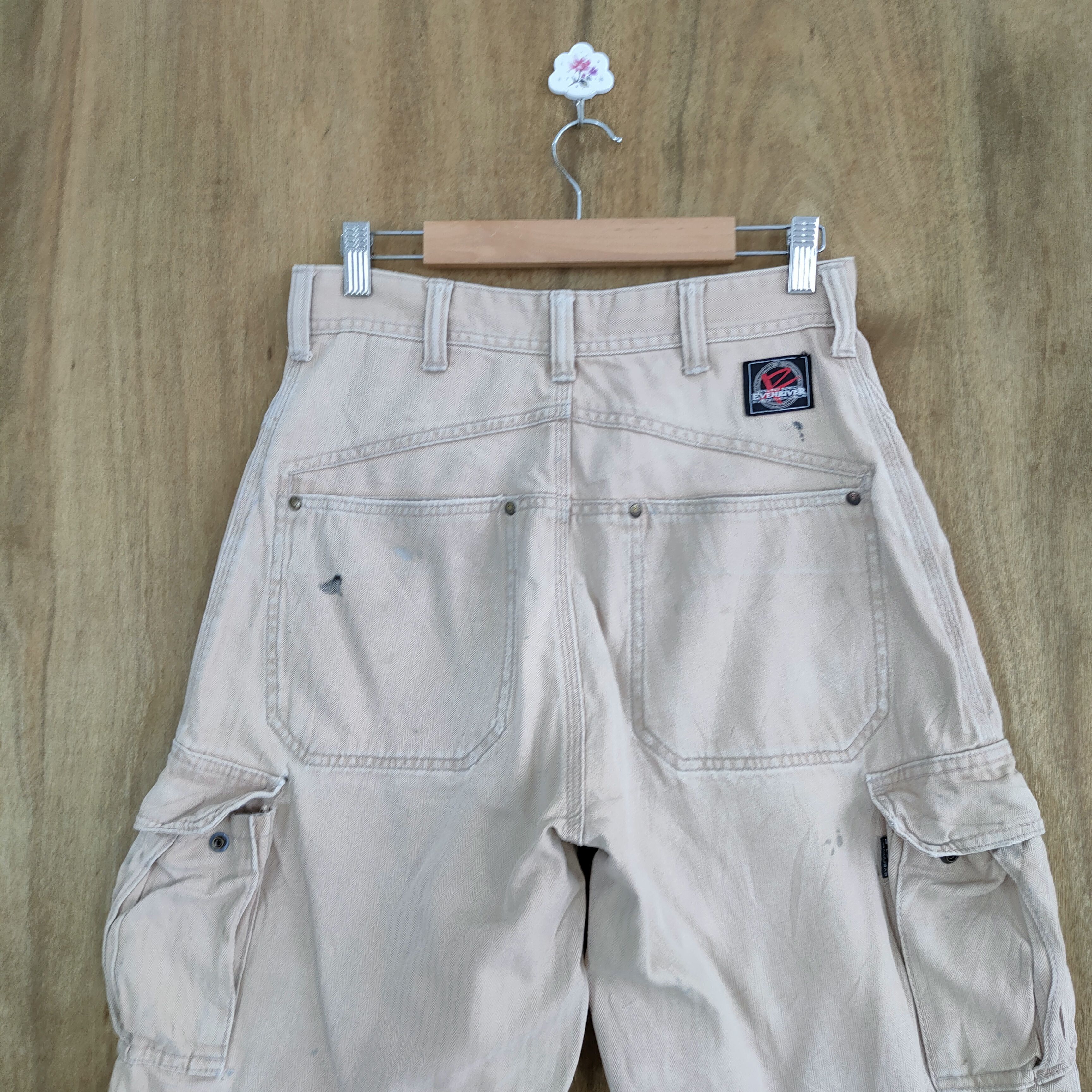 Japanese Brand VINTAGE FADED DISTRESSED RUSTY CARGO PANTS Size US 30 / EU 46 - 9 Thumbnail