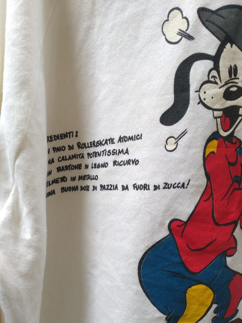 Vintage Vintage Goofy Sweatshirts Made in Italy Size US L / EU 52-54 / 3 - 3 Thumbnail