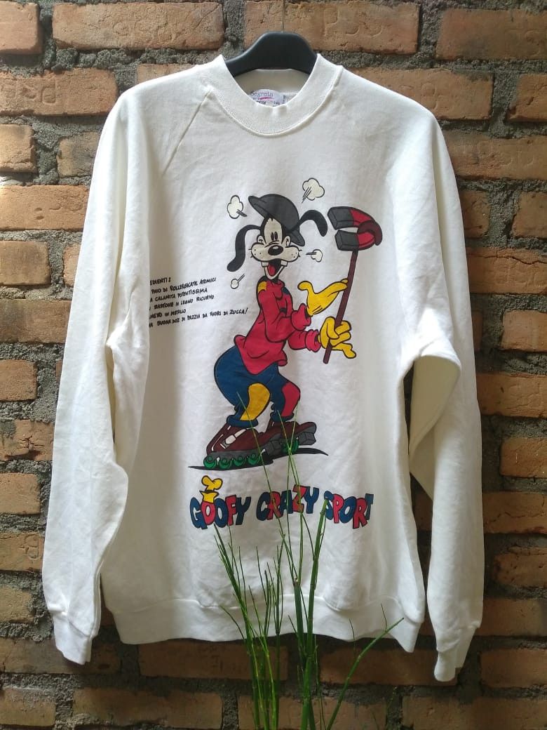 Vintage Vintage Goofy Sweatshirts Made in Italy Size US L / EU 52-54 / 3 - 1 Thumbnail