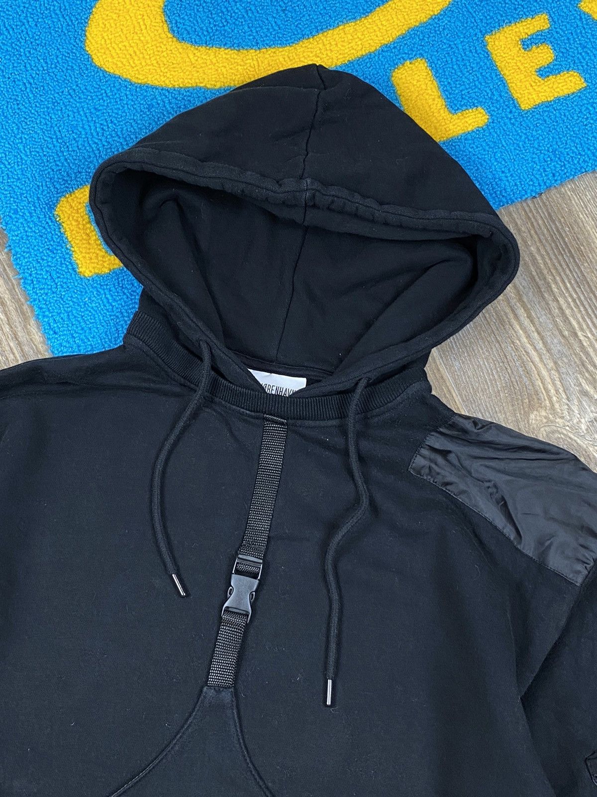 Han Kjobenhavn Han Kjobenhavn black patch hoodie multi pocket hoodie Size US M / EU 48-50 / 2 - 7 Thumbnail