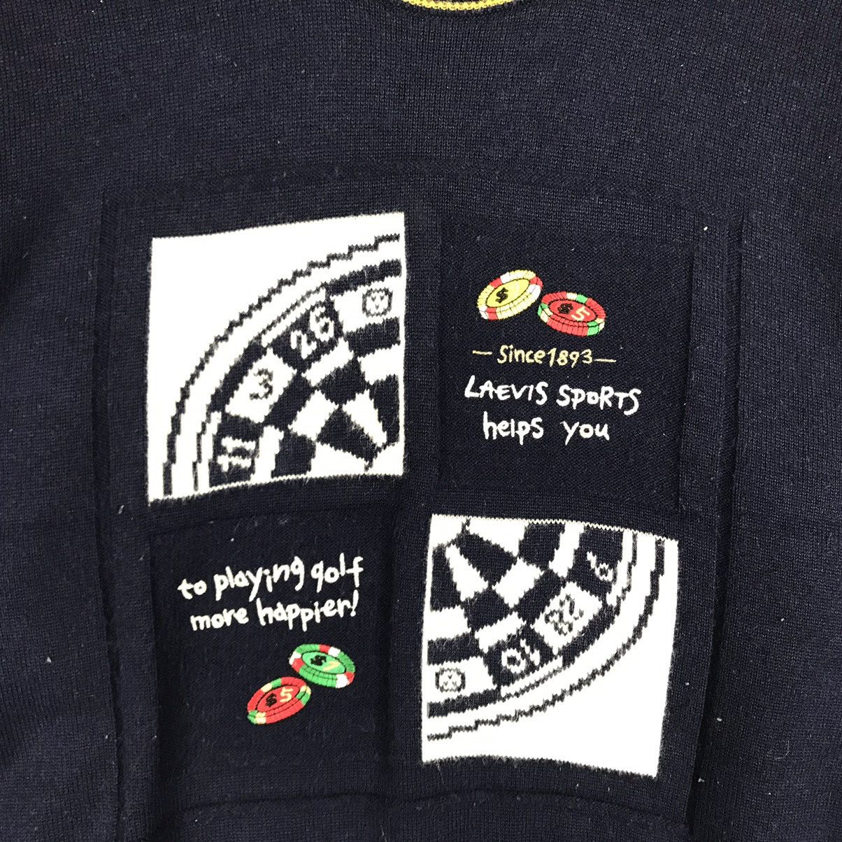 Japanese Brand Vintage LAEVIS Sports Knitwear Sweatshirt Japanese Brand Size US M / EU 48-50 / 2 - 2 Thumbnail