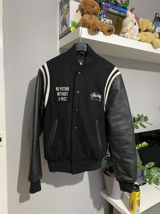 新品 】 stussy soph versity jacket Sサイズ ブラック | www 