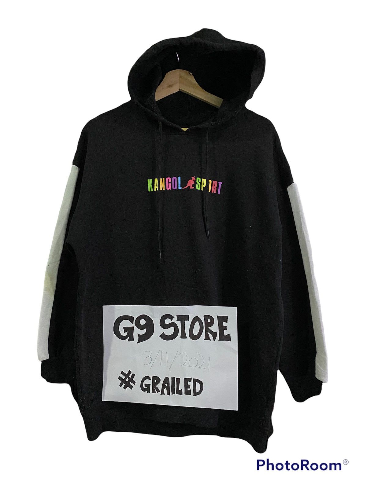 Kangol Need Gone 🔥Vintage Kangol Sport Spellout Hoodie Sweatshirt Size US L / EU 52-54 / 3 - 9 Thumbnail