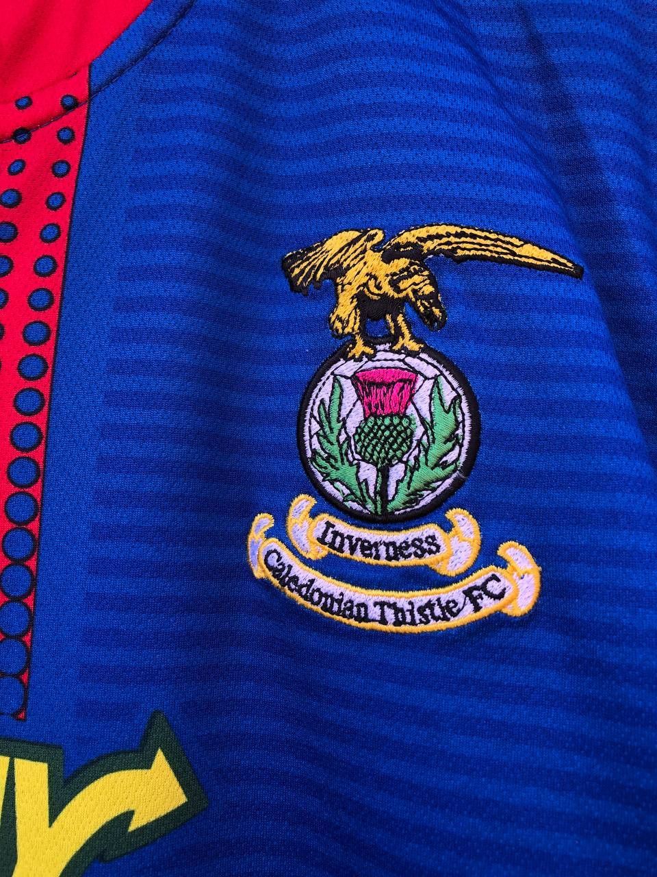Vintage Inverness Caledonian Thistle FC Football Shirt Soccer Jersey Size US S / EU 44-46 / 1 - 5 Thumbnail