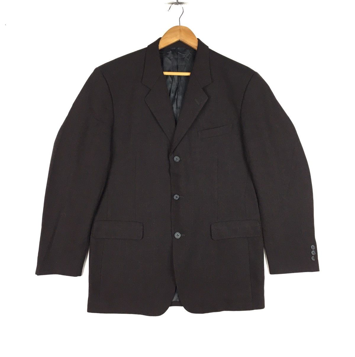 Yohji Yamamoto AAR “ Against All Risk” YOHJI YAMAMOTO Blazer Wool Cashmere Size 44R - 1 Thumbnail