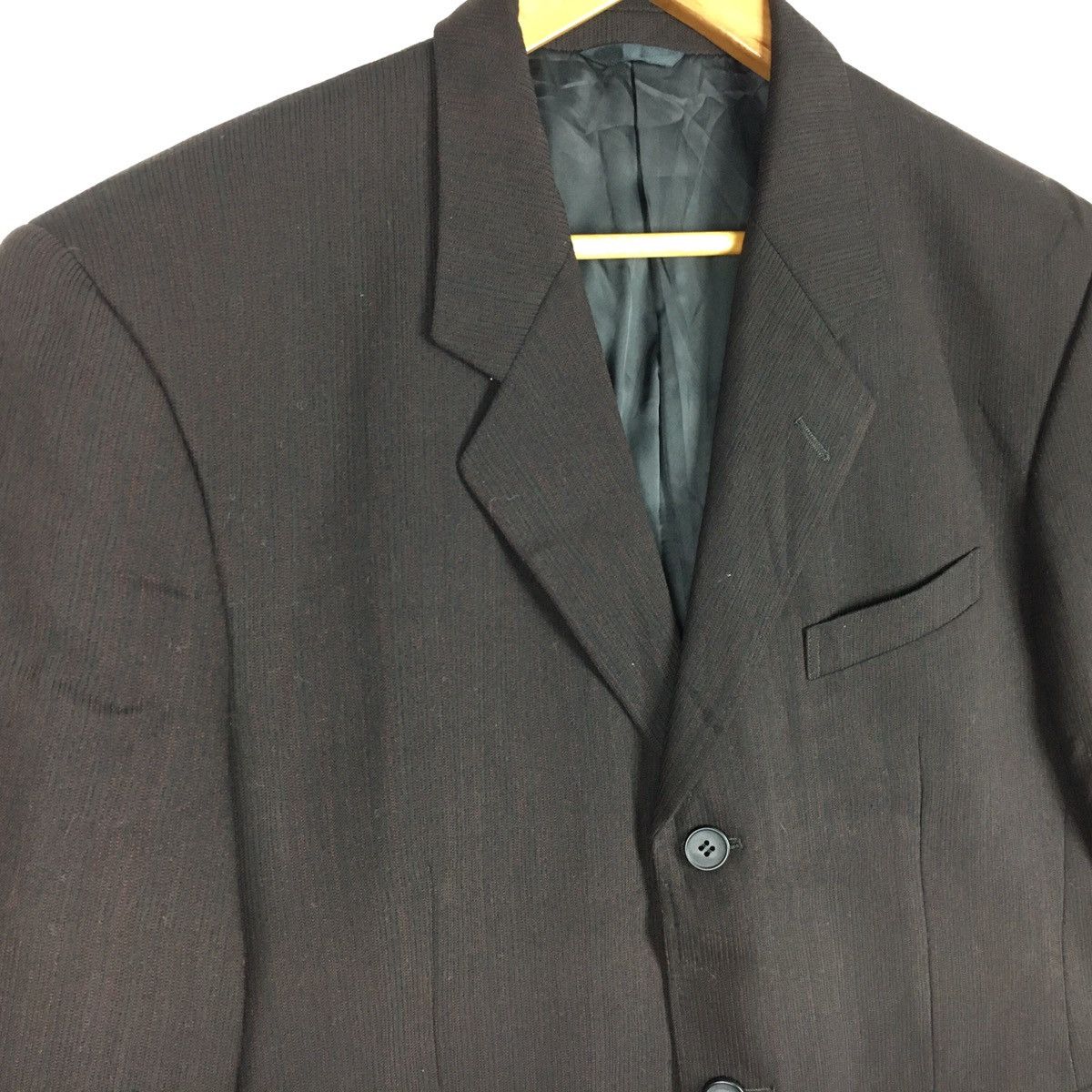 Yohji Yamamoto AAR “ Against All Risk” YOHJI YAMAMOTO Blazer Wool Cashmere Size 44R - 3 Thumbnail