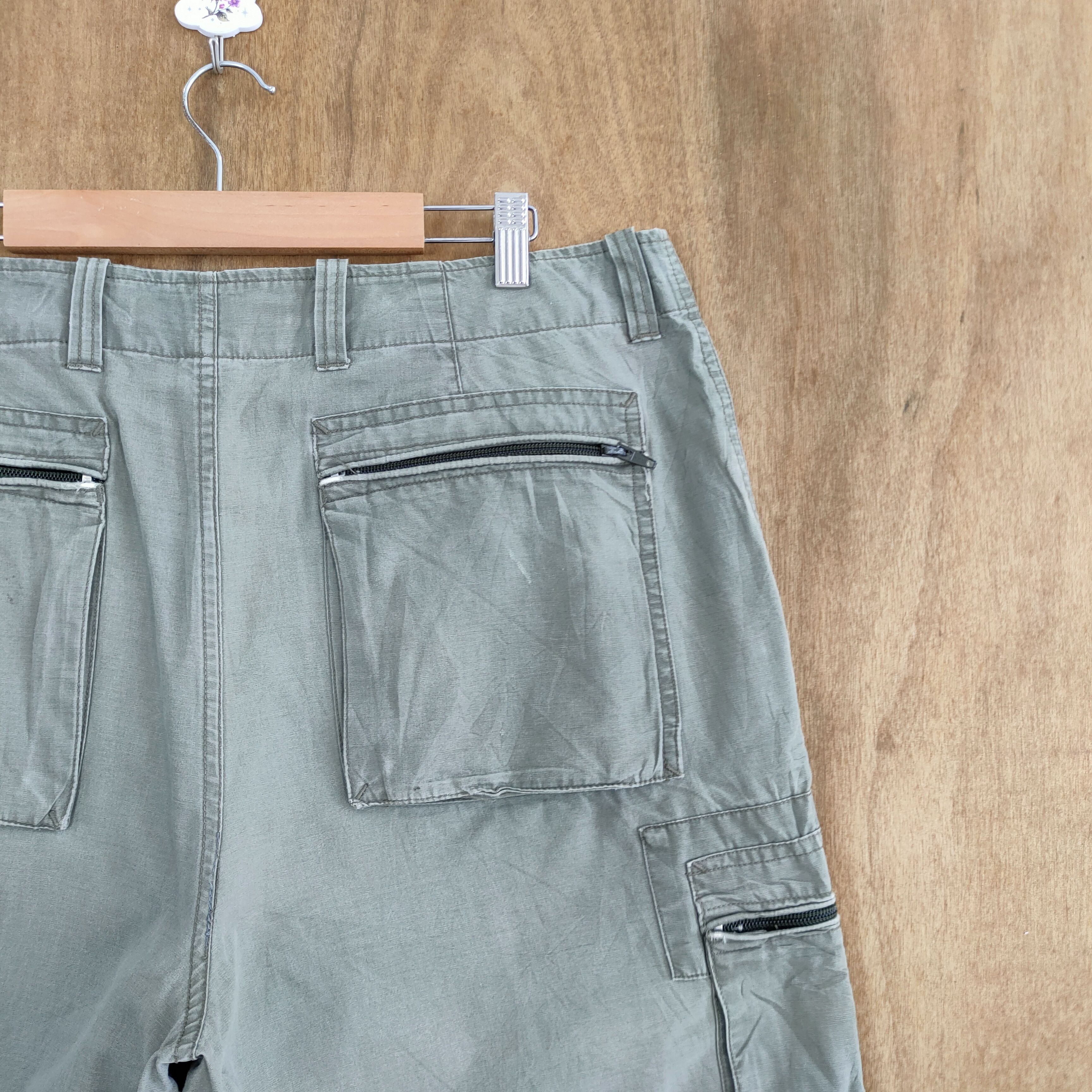 Japanese Brand × Vintage GAP 2 STEP FADED BAGGY CARGO PANTS Size US 36 / EU 52 - 14 Thumbnail