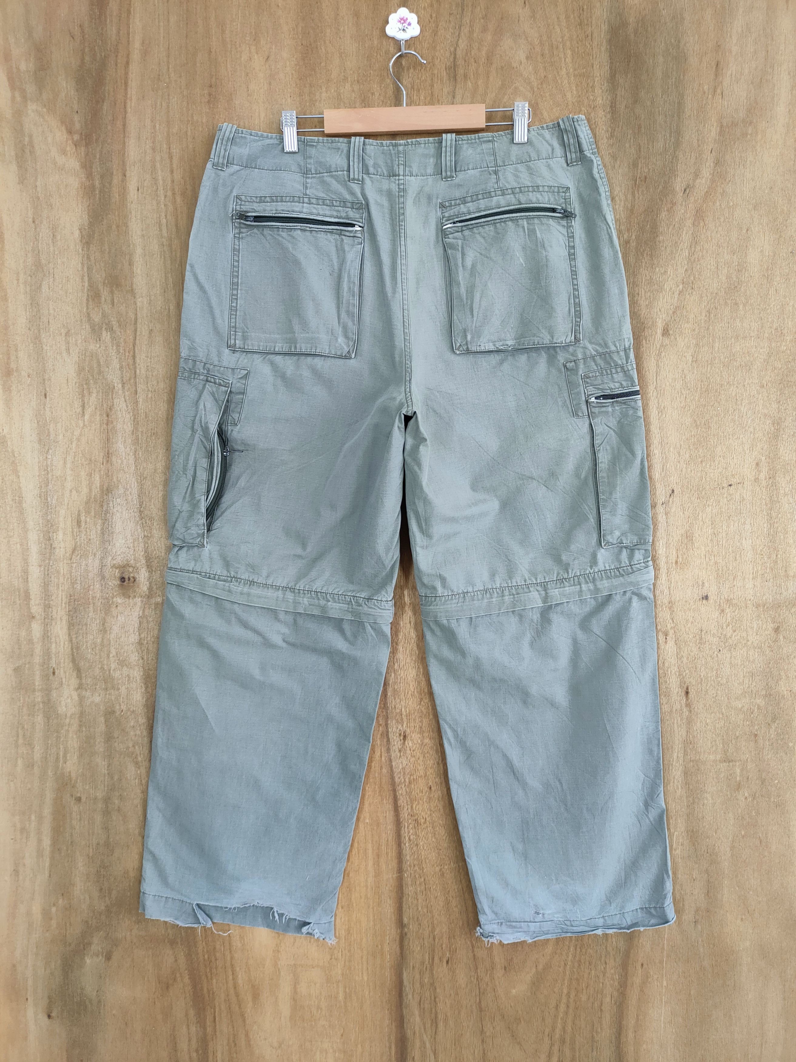 Japanese Brand × Vintage GAP 2 STEP FADED BAGGY CARGO PANTS Size US 36 / EU 52 - 7 Thumbnail