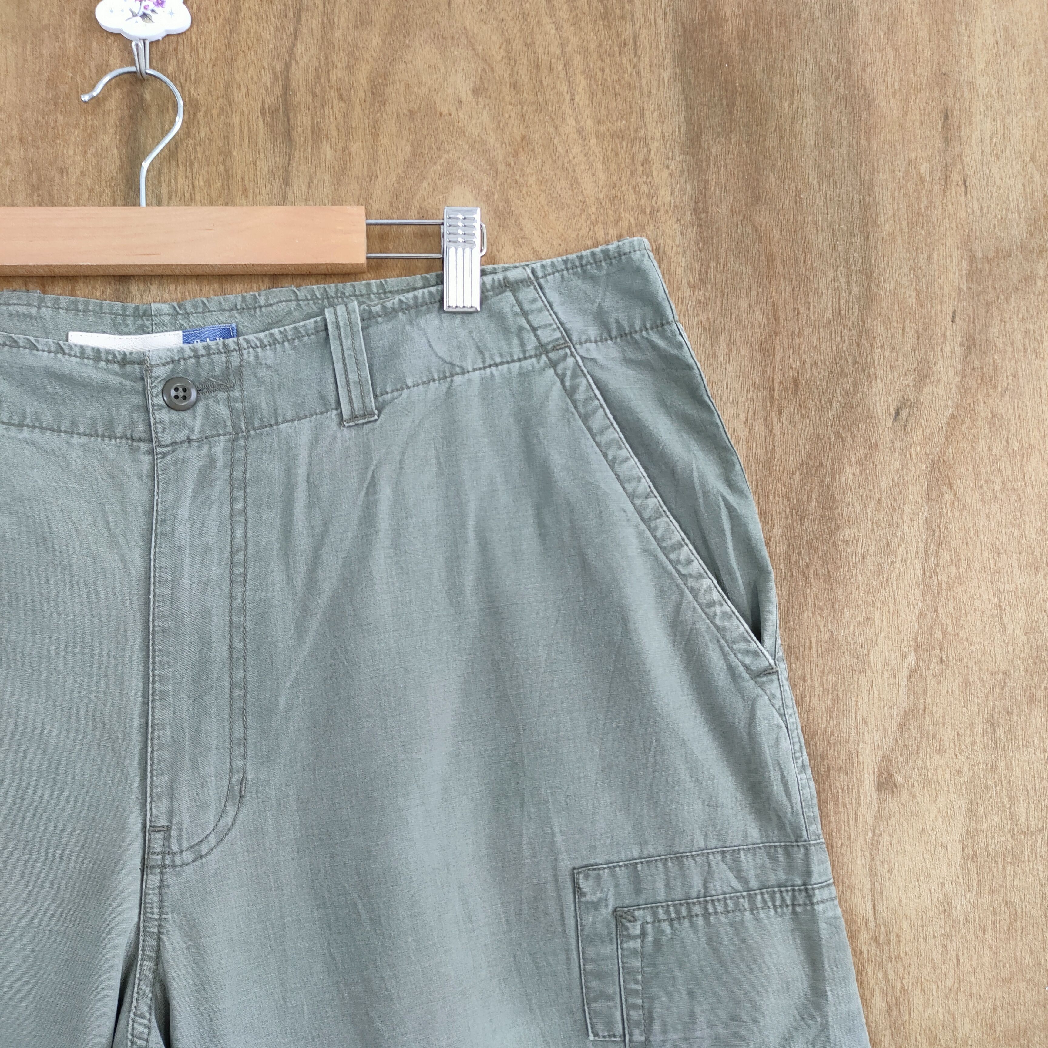 Japanese Brand × Vintage GAP 2 STEP FADED BAGGY CARGO PANTS Size US 36 / EU 52 - 6 Thumbnail