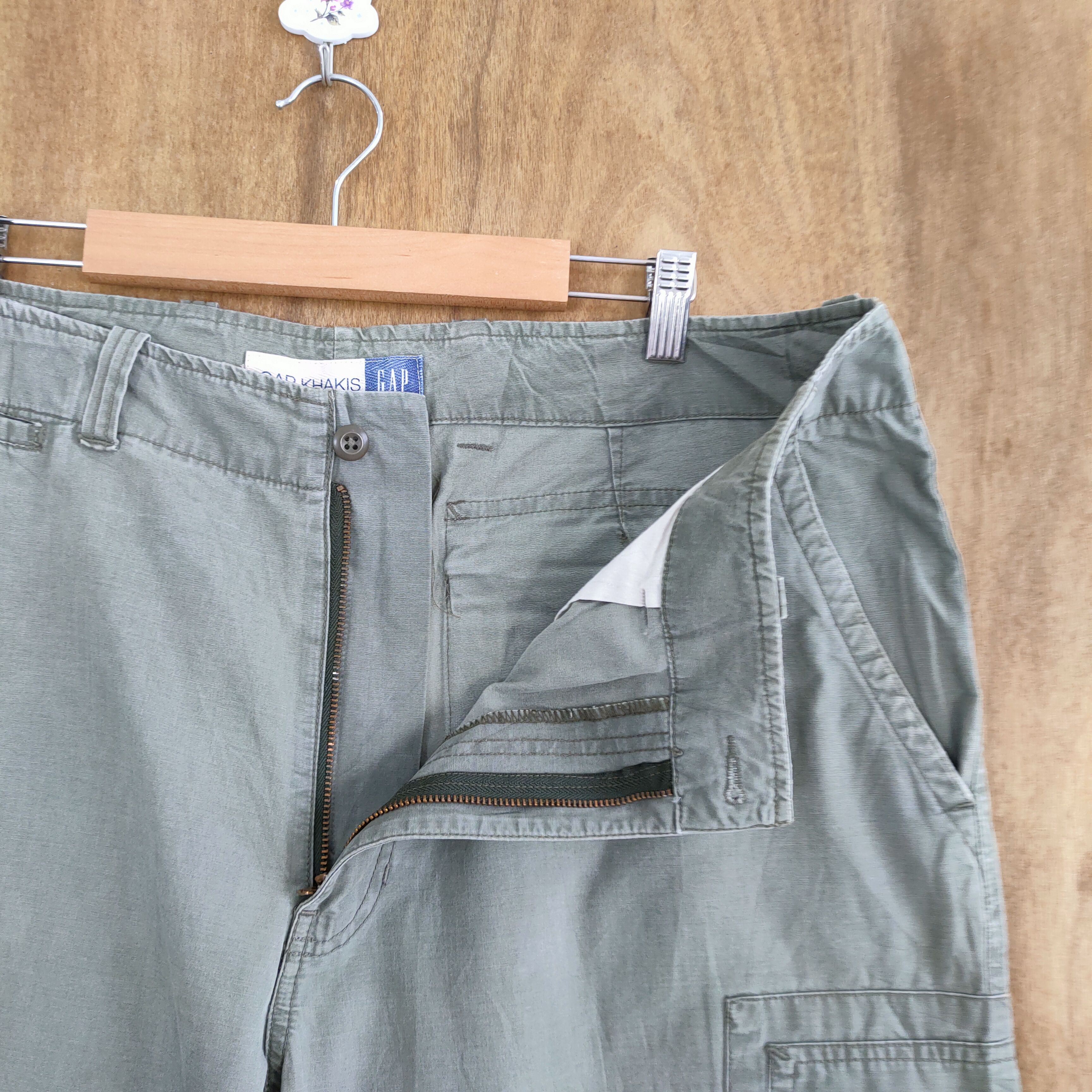Japanese Brand × Vintage GAP 2 STEP FADED BAGGY CARGO PANTS Size US 36 / EU 52 - 15 Thumbnail