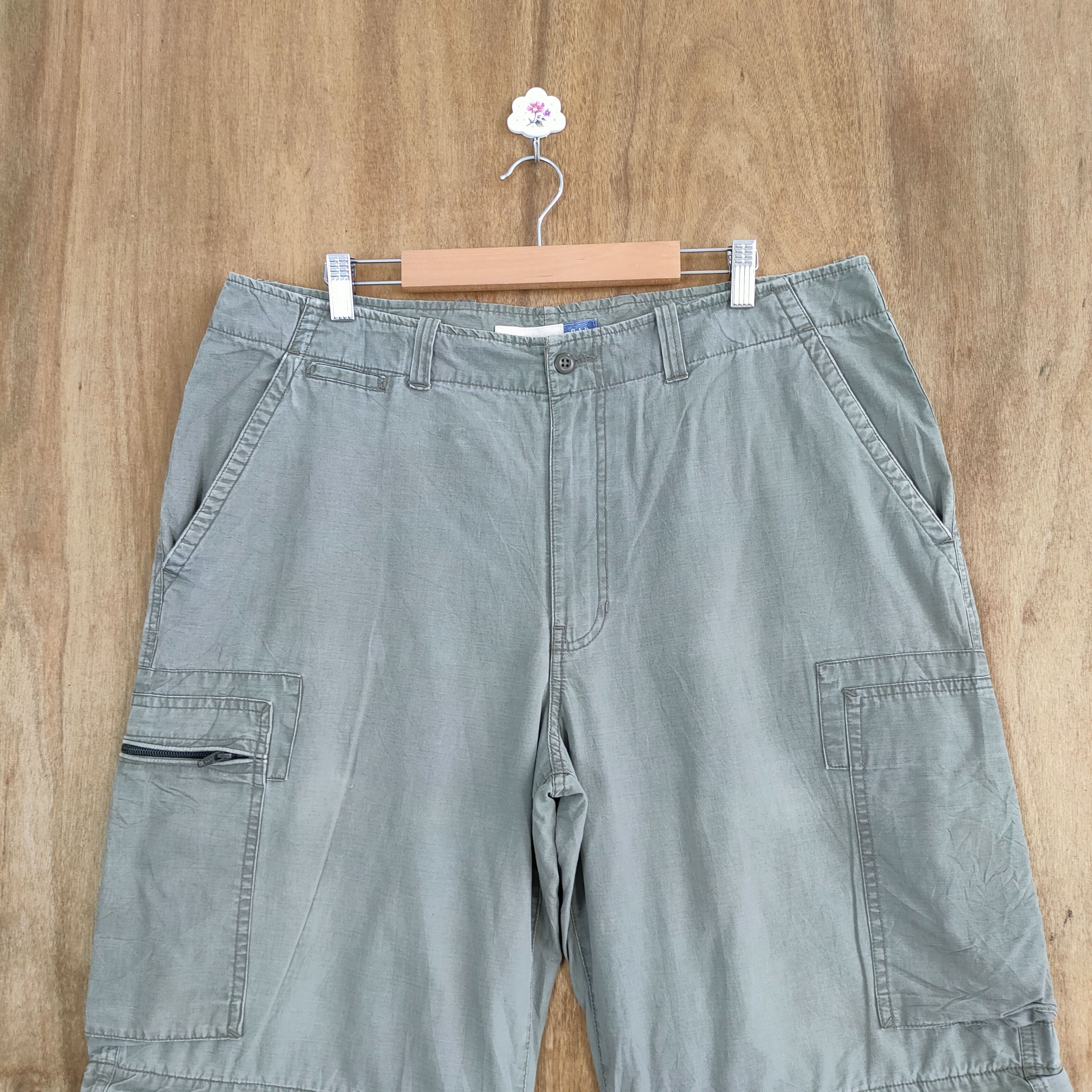 Japanese Brand × Vintage GAP 2 STEP FADED BAGGY CARGO PANTS Size US 36 / EU 52 - 2 Thumbnail