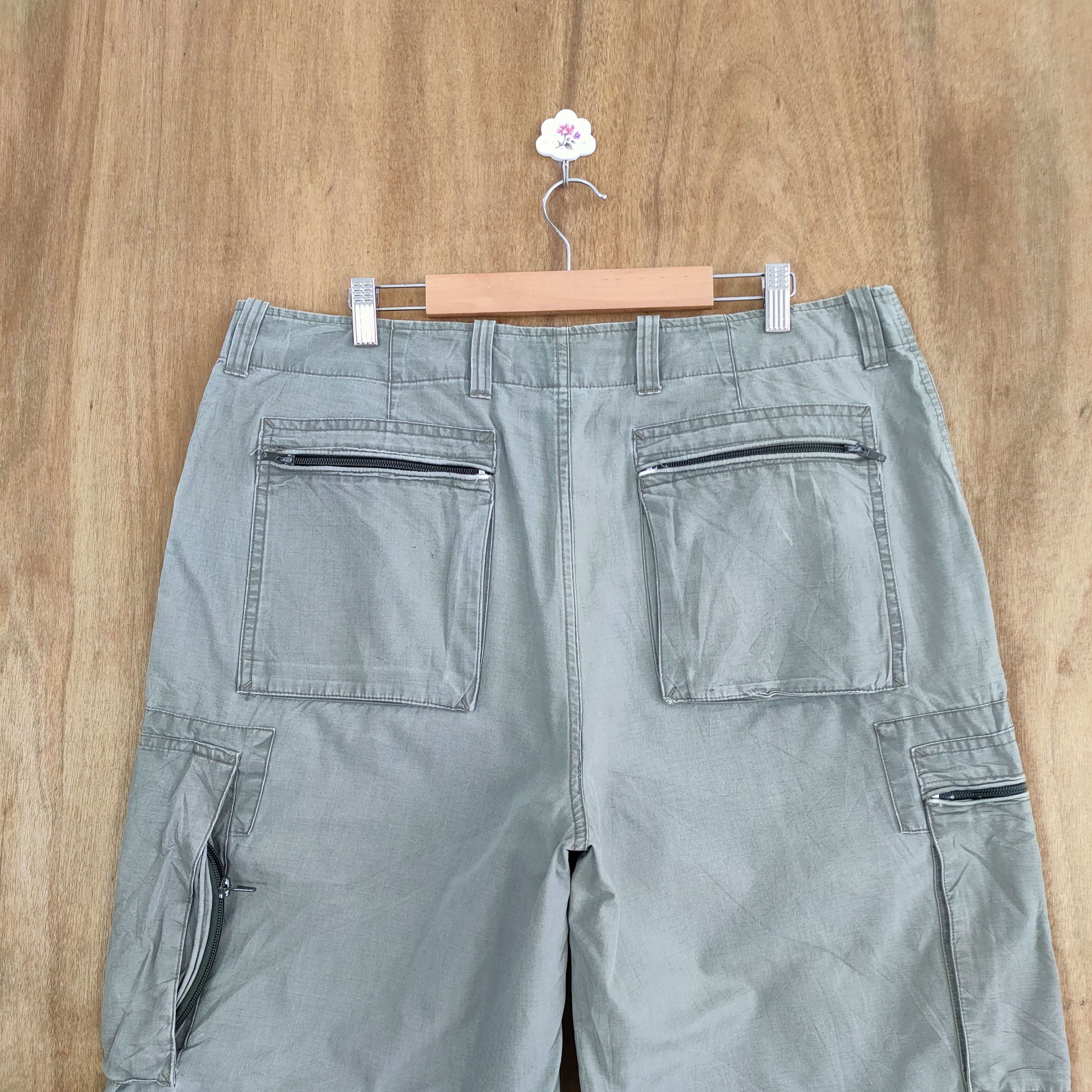 Japanese Brand × Vintage GAP 2 STEP FADED BAGGY CARGO PANTS Size US 36 / EU 52 - 8 Thumbnail
