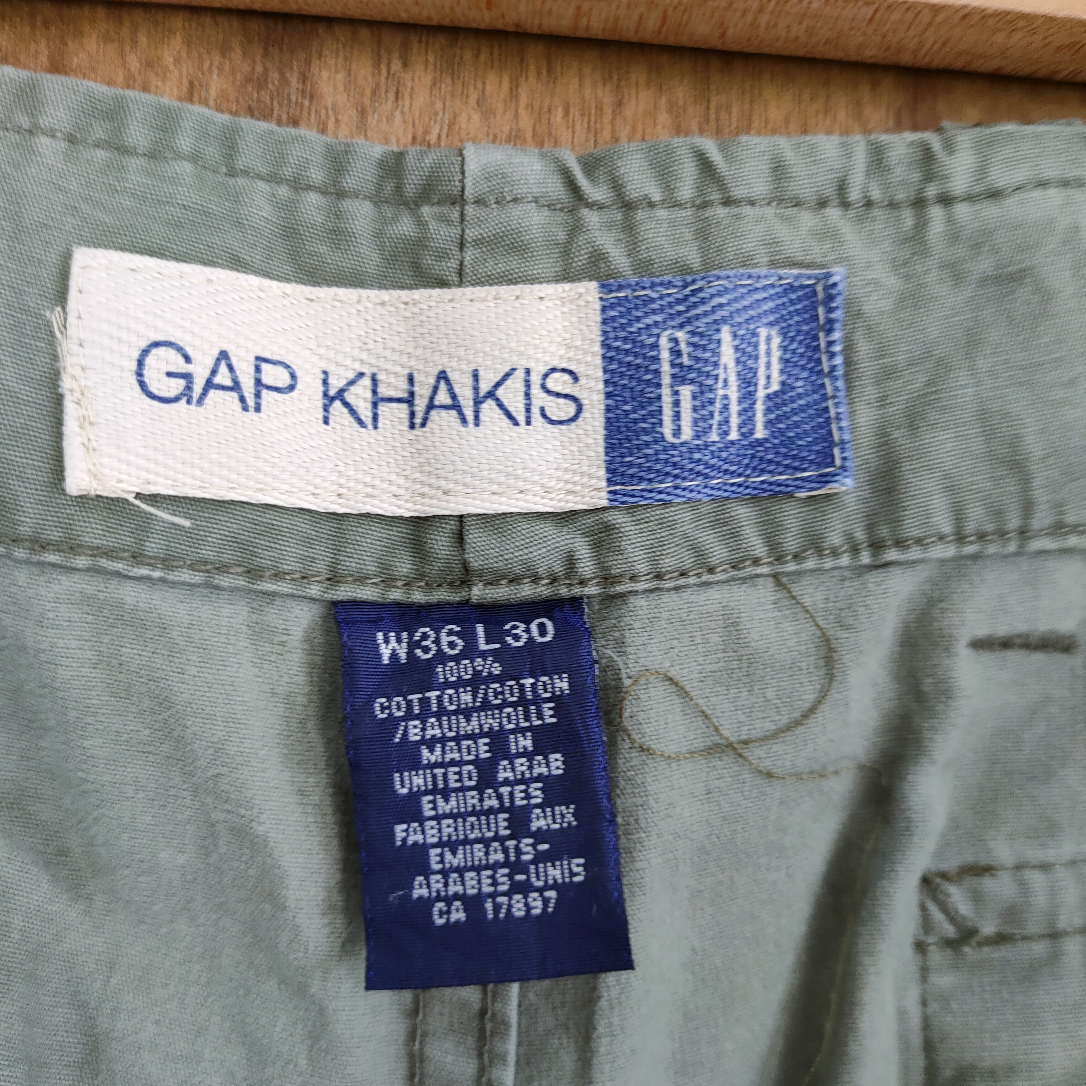 Japanese Brand × Vintage GAP 2 STEP FADED BAGGY CARGO PANTS Size US 36 / EU 52 - 16 Thumbnail