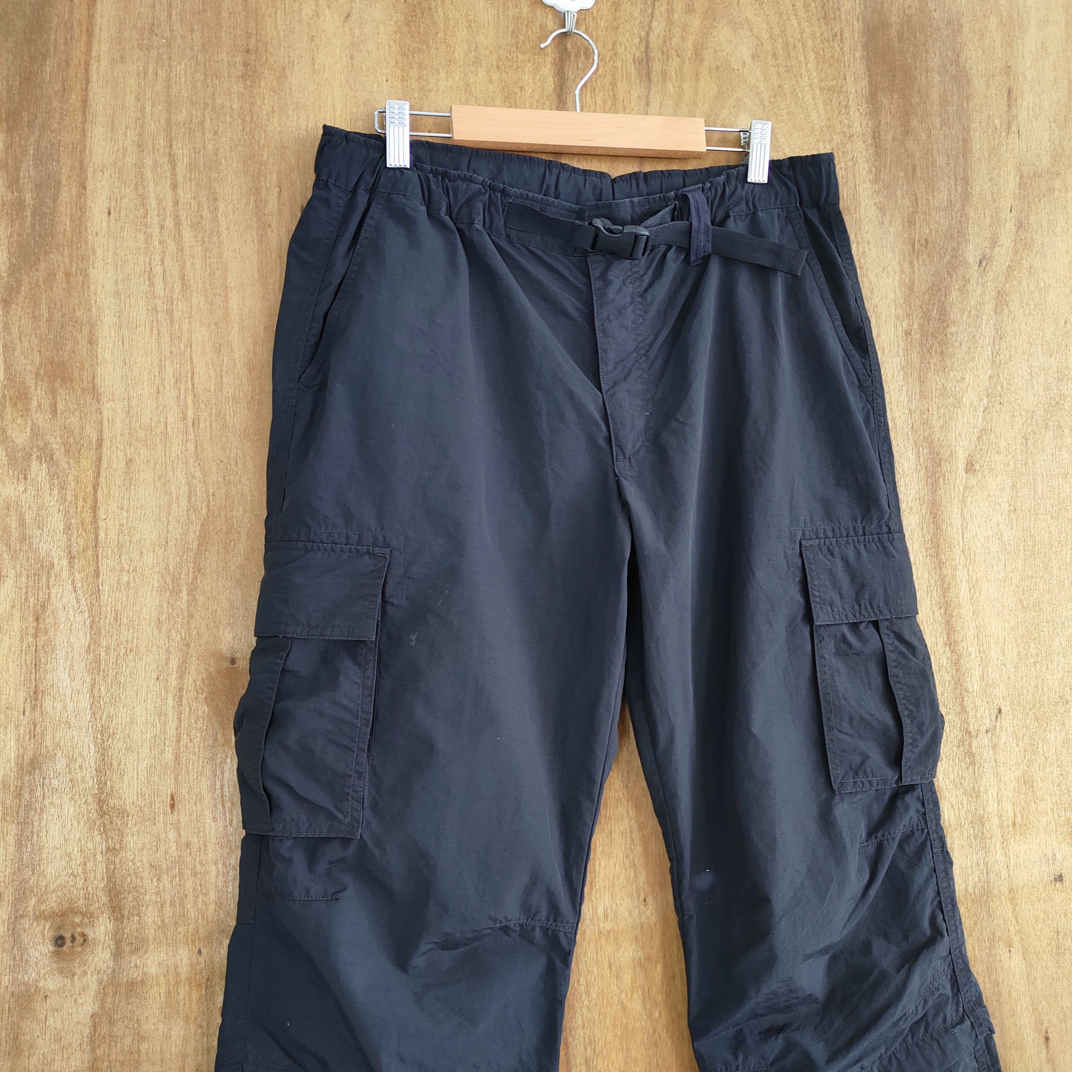 Japanese Brand IGNI BLACK CARGO PANTS Size US 32 / EU 48 - 5 Thumbnail