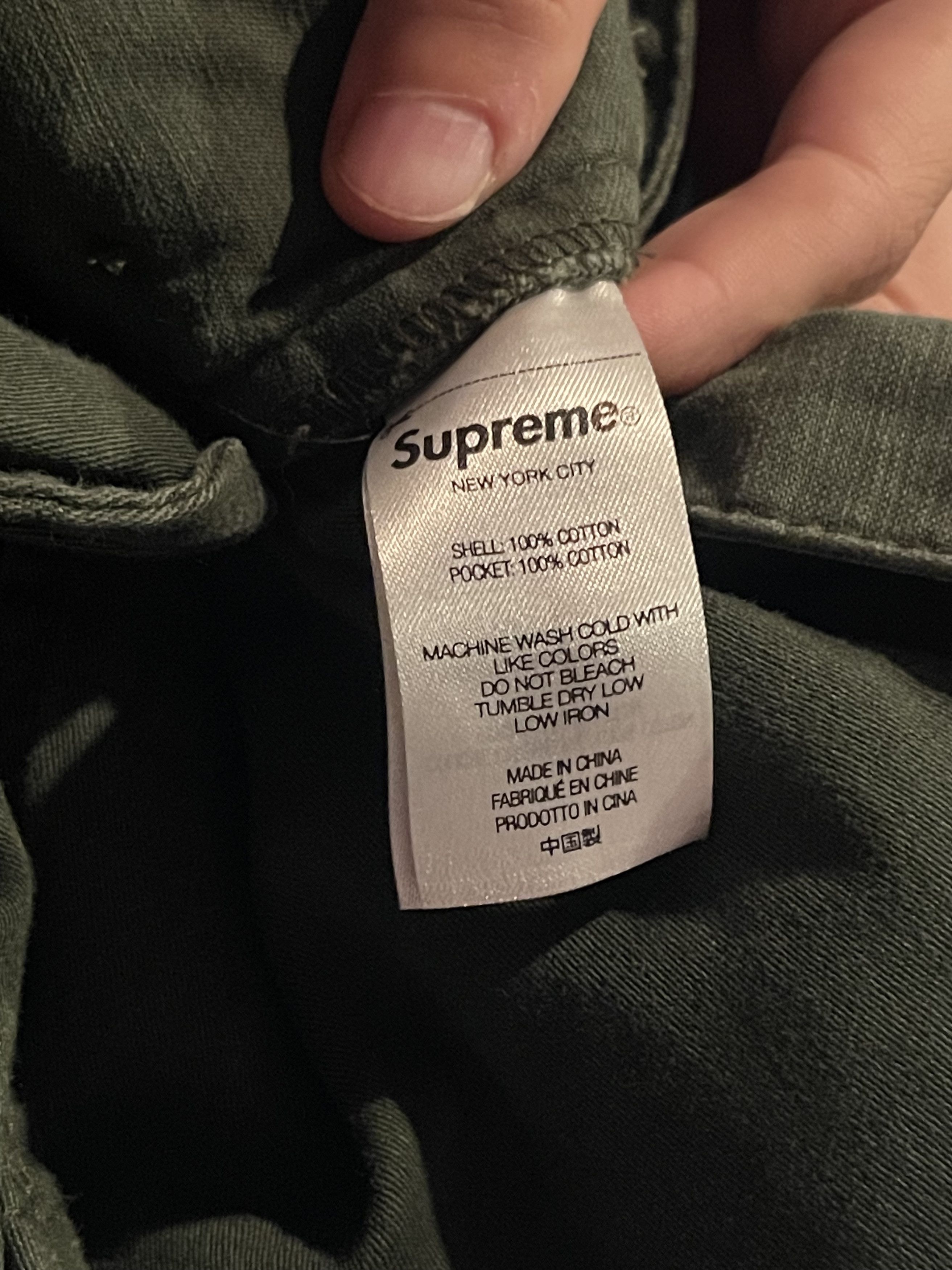 Supreme Supreme Green Cargos Size US 34 / EU 50 - 12 Thumbnail