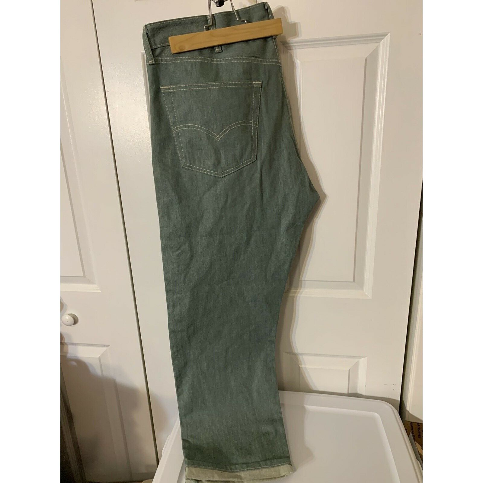 Levi's LEVI'S 501XX MENS 40x30 SHRINK TO FIT BUTTON FLY COTTON Gree Size US 40 / EU 56 - 6 Thumbnail