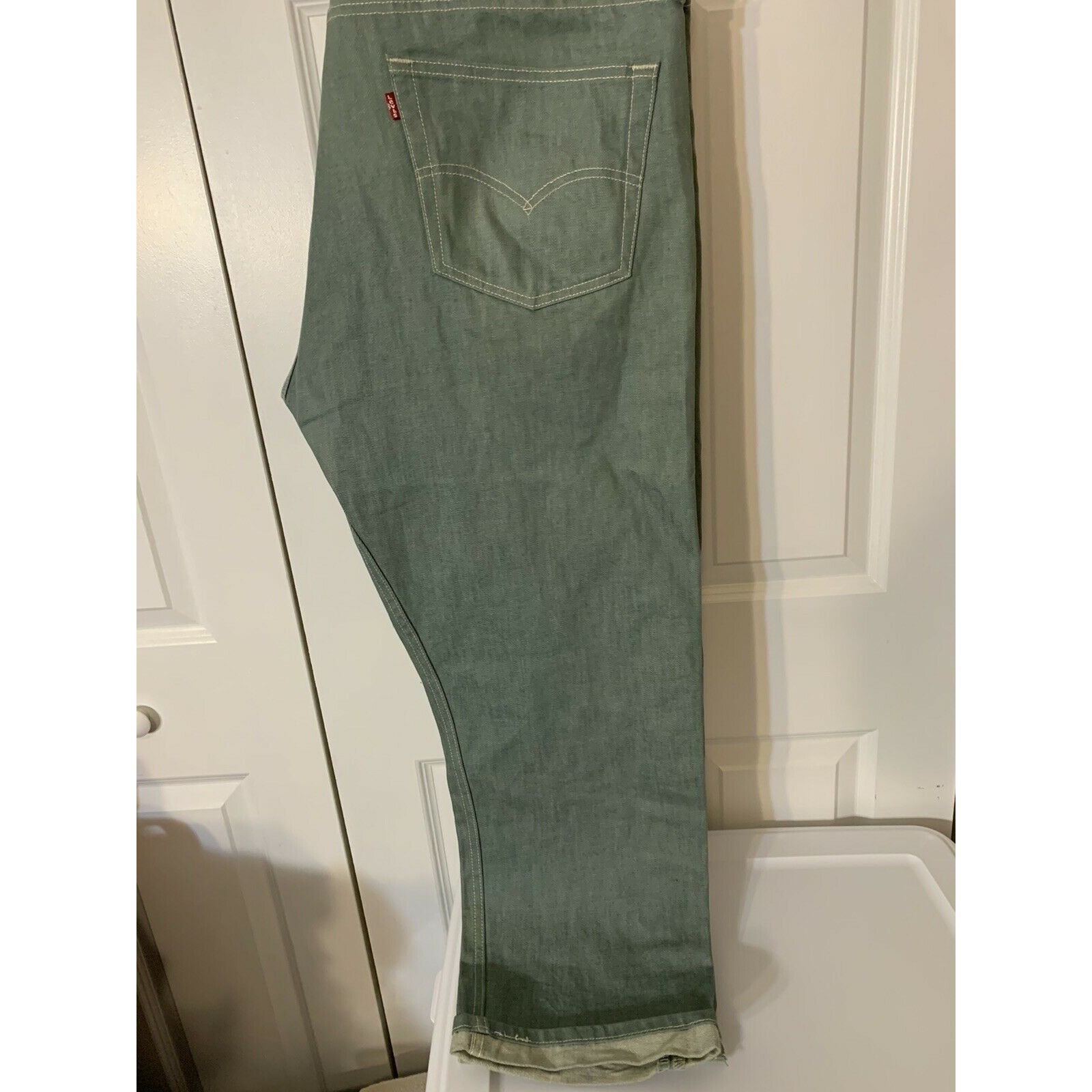 Levi's LEVI'S 501XX MENS 40x30 SHRINK TO FIT BUTTON FLY COTTON Gree Size US 40 / EU 56 - 5 Thumbnail