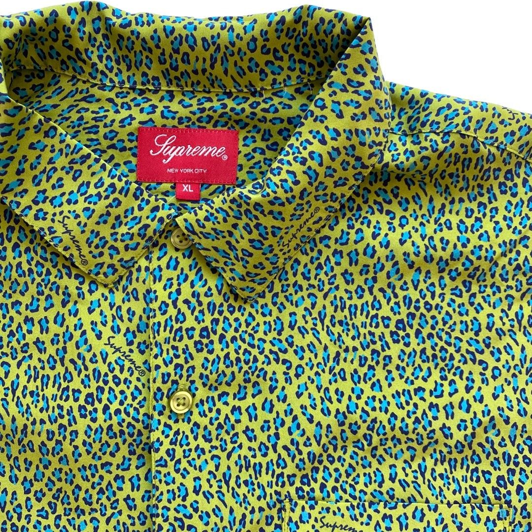 Supreme Supreme Green Leopard Button Down Size US XL / EU 56 / 4 - 2 Thumbnail