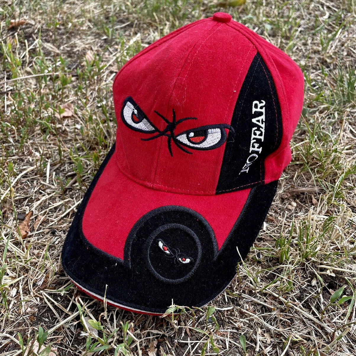 Vintage Vintage 90s No Fear Logo Cap Hat Streetwear Skate Slim OS Size ONE SIZE - 2 Thumbnail