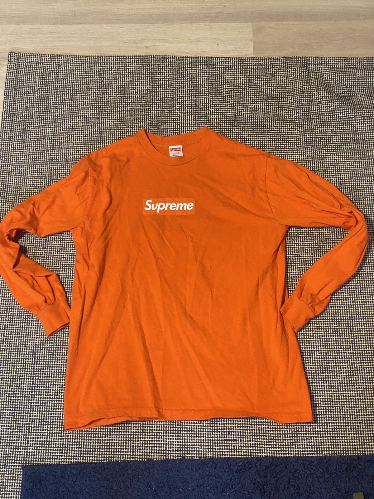 USED Supreme Box logo Polo ラグビー L オレンジ USED Supreme Box logo Polo ラグビー L オレンジ USED Supreme