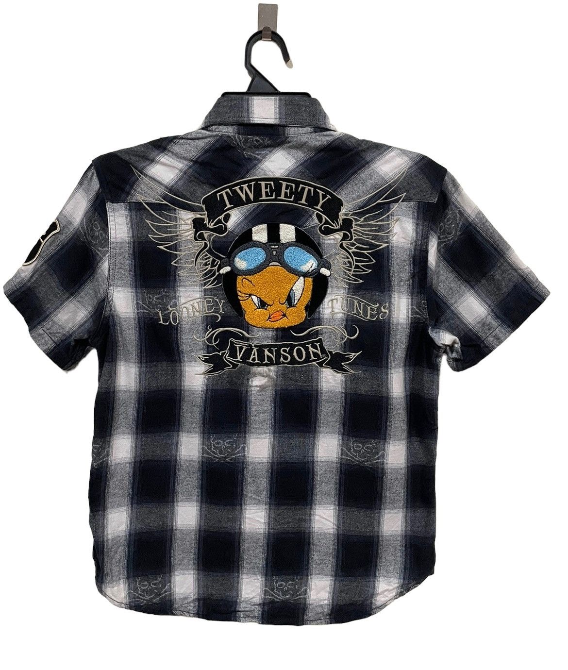 Vanson Leathers Vanson Leather X Tweety Racing AOP Shadow Plaid Flannel Size US S / EU 44-46 / 1 - 2 Thumbnail