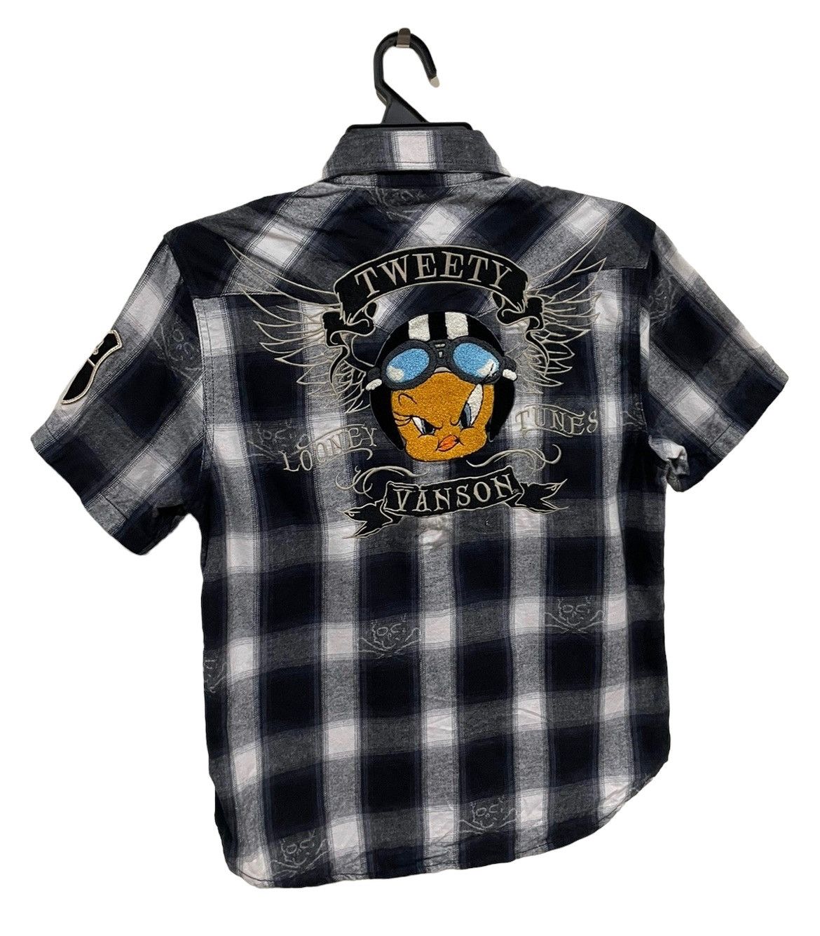 Vanson Leathers Vanson Leather X Tweety Racing AOP Shadow Plaid Flannel Size US S / EU 44-46 / 1 - 3 Thumbnail