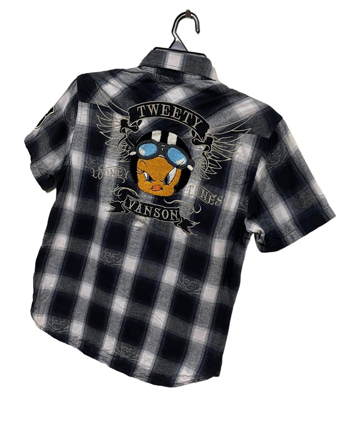 Vanson Leathers Vanson Leather X Tweety Racing AOP Shadow Plaid Flannel Size US S / EU 44-46 / 1 - 7 Thumbnail
