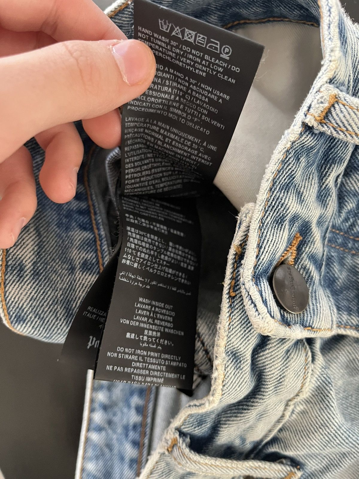 Palm Angels Palm angels sacred heart jeans Size US 30 / EU 46 - 7 Thumbnail