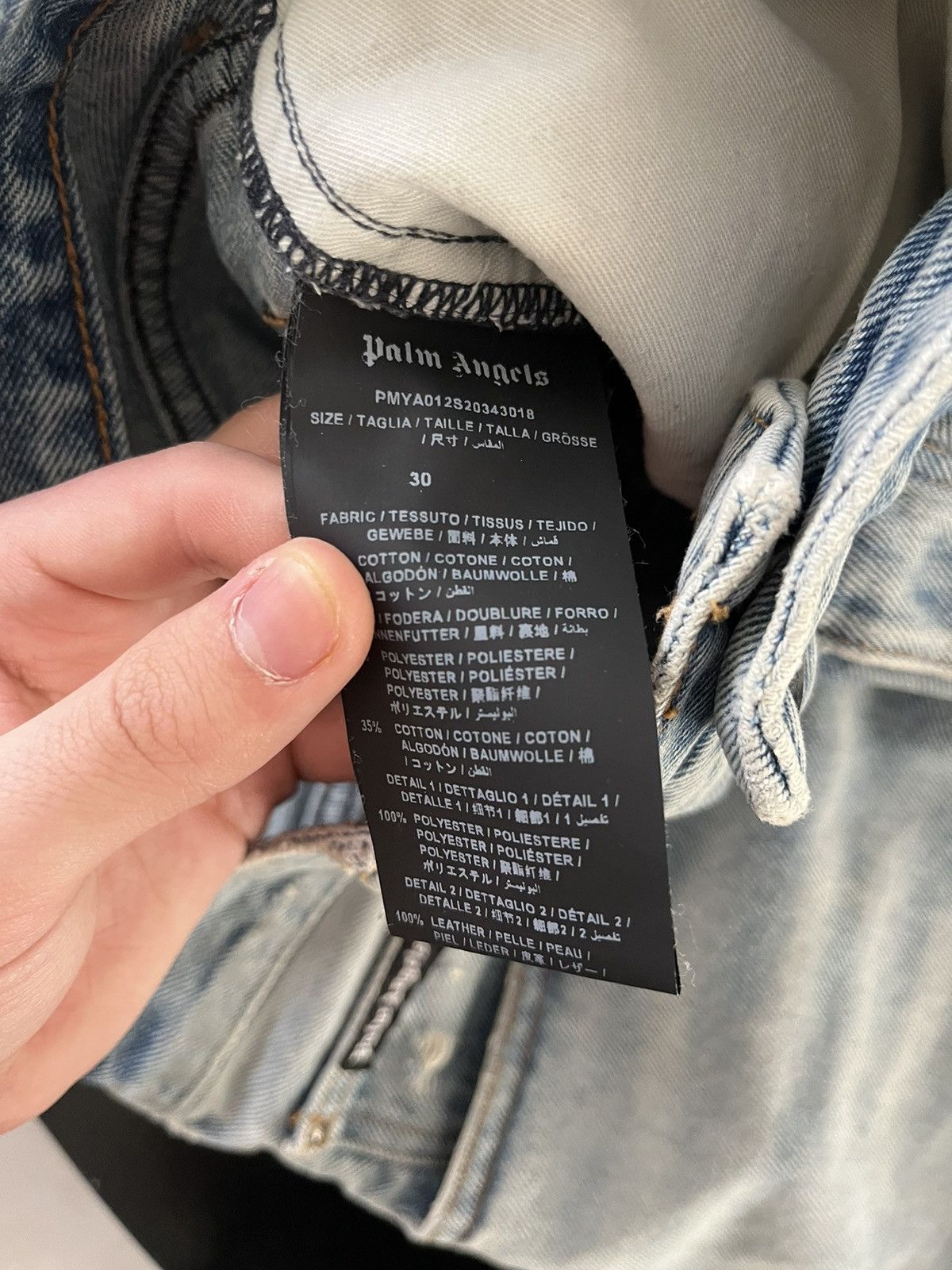 Palm Angels Palm angels sacred heart jeans Size US 30 / EU 46 - 6 Thumbnail