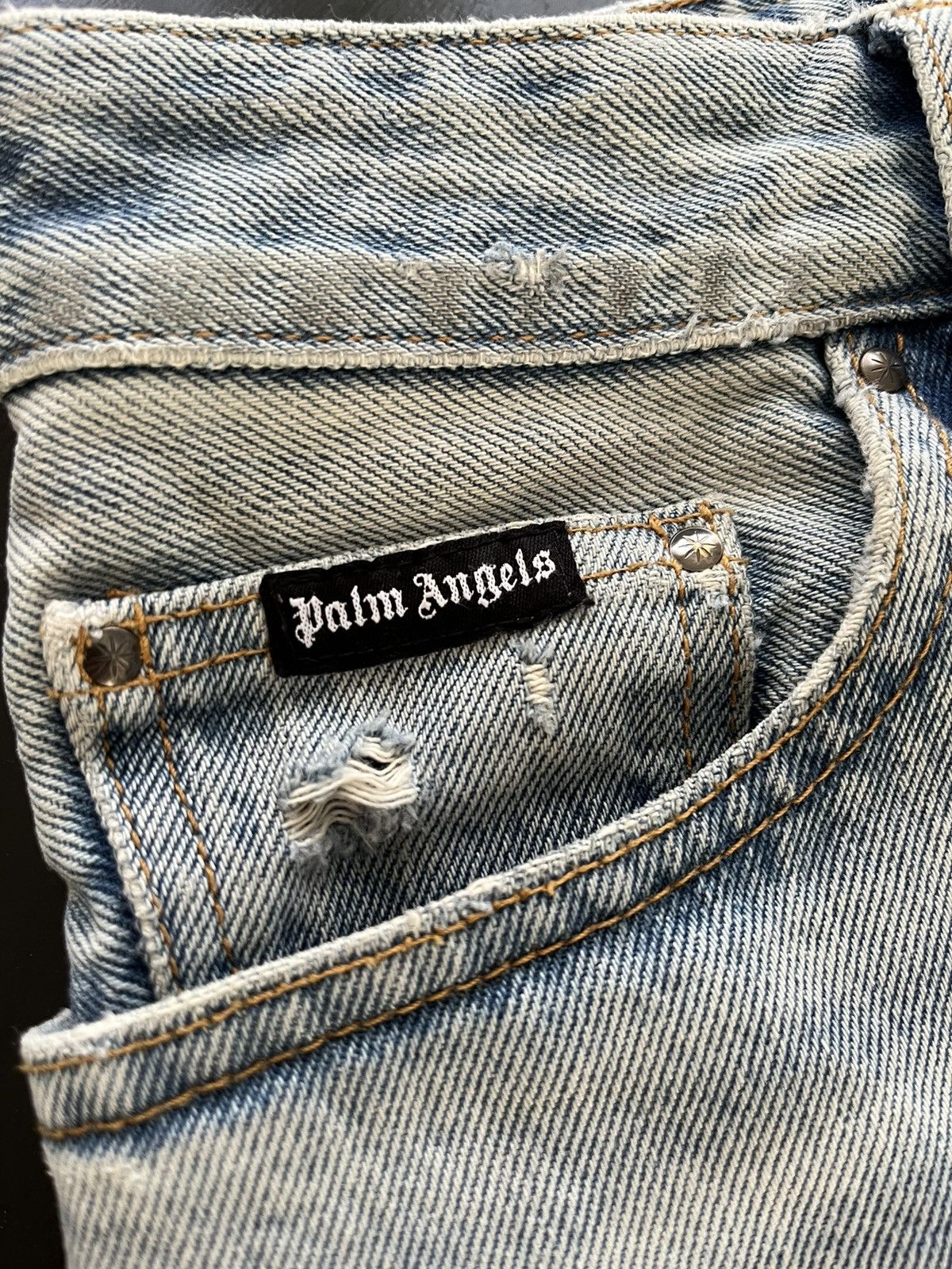 Palm Angels Palm angels sacred heart jeans Size US 30 / EU 46 - 4 Thumbnail