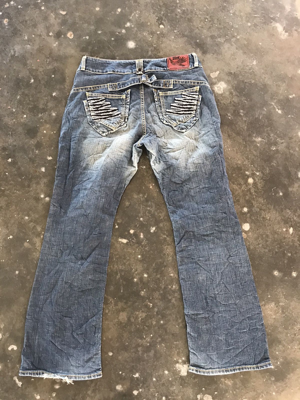 Hysteric Glamour × Japanese Brand FLARE💥Vtg Bobson Buckle Back Jeans Size US 33 - 7 Thumbnail