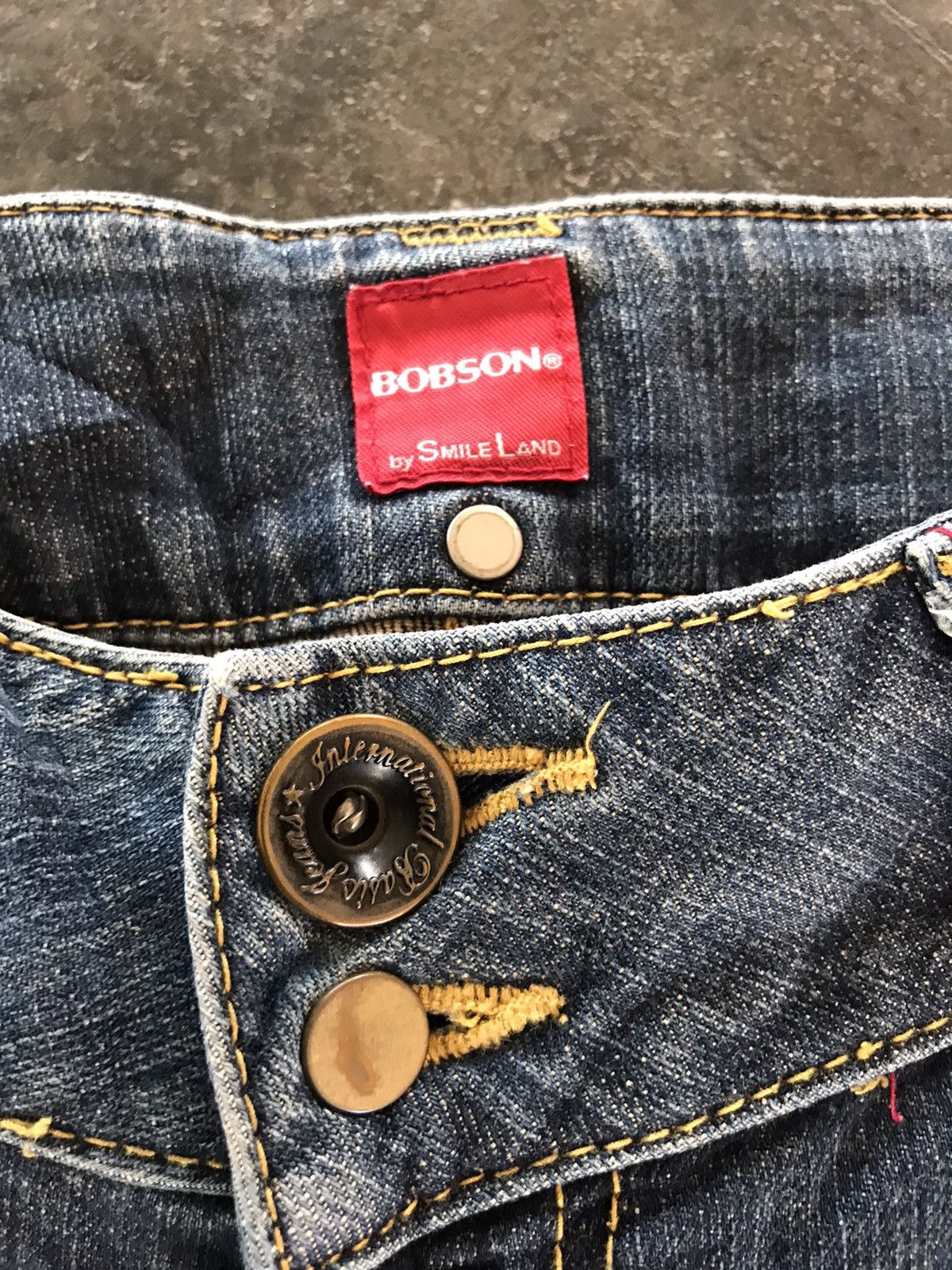 Hysteric Glamour × Japanese Brand FLARE💥Vtg Bobson Buckle Back Jeans Size US 33 - 4 Thumbnail