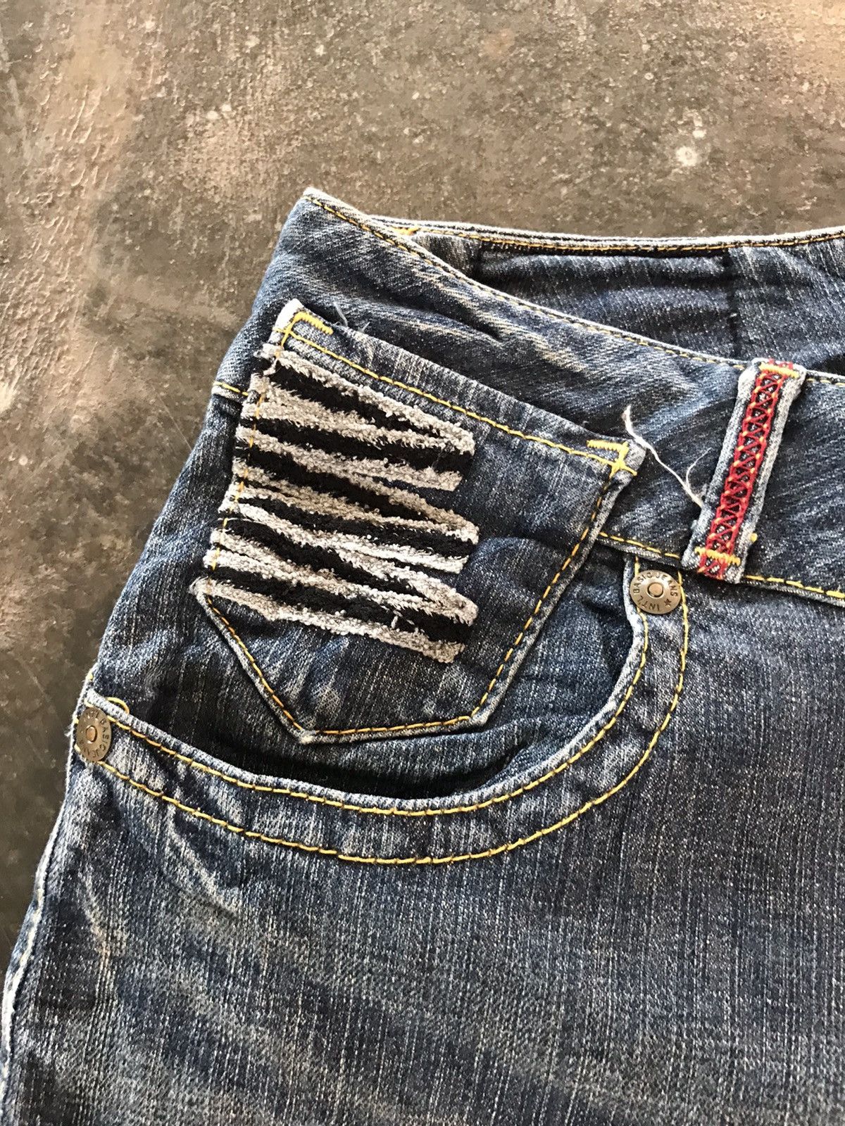 Hysteric Glamour × Japanese Brand FLARE💥Vtg Bobson Buckle Back Jeans Size US 33 - 3 Thumbnail