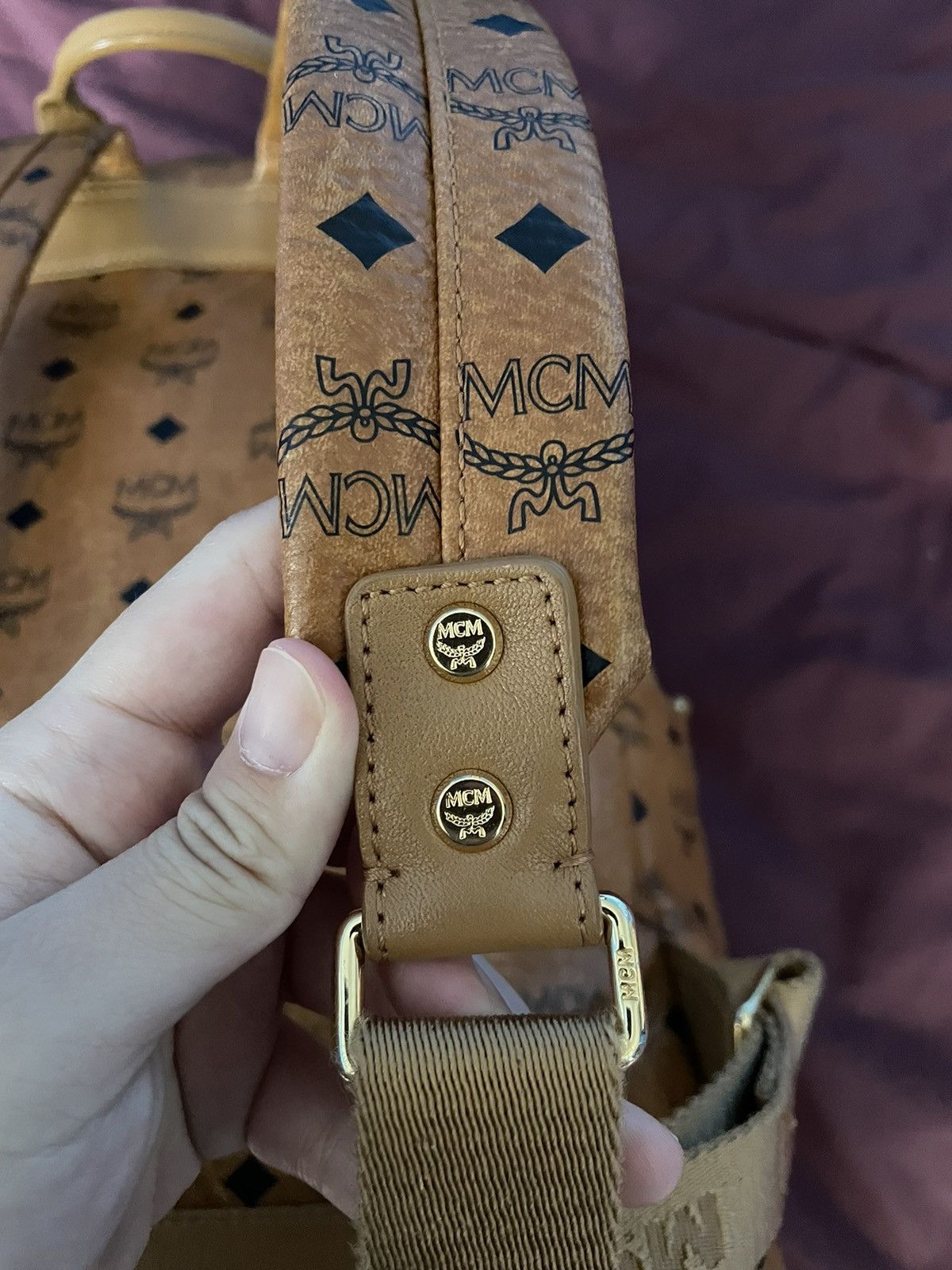 MCM RARE MCM 2 in 1 Dual Stark Backpack Medium Size ONE SIZE - 13 Thumbnail