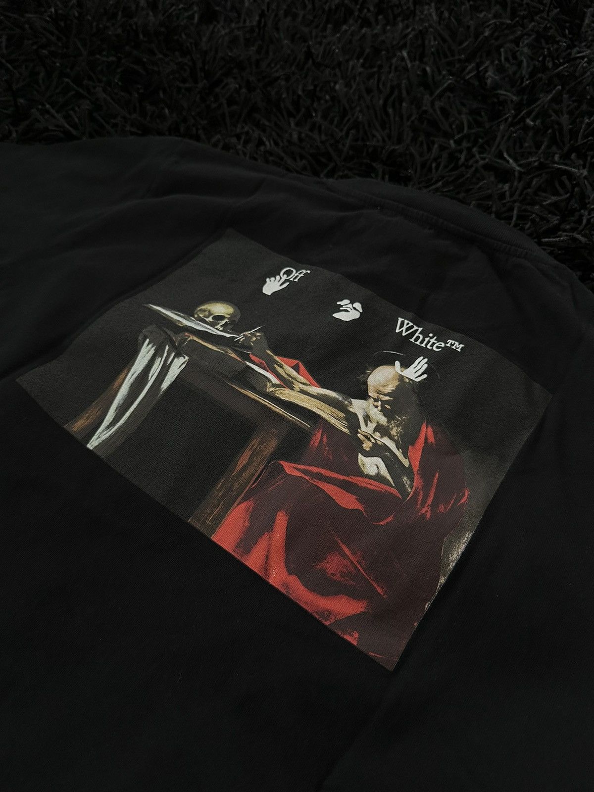 Off-White Off-White Caravaggio Back T-Shirt Size US L / EU 52-54 / 3 - 2 Thumbnail