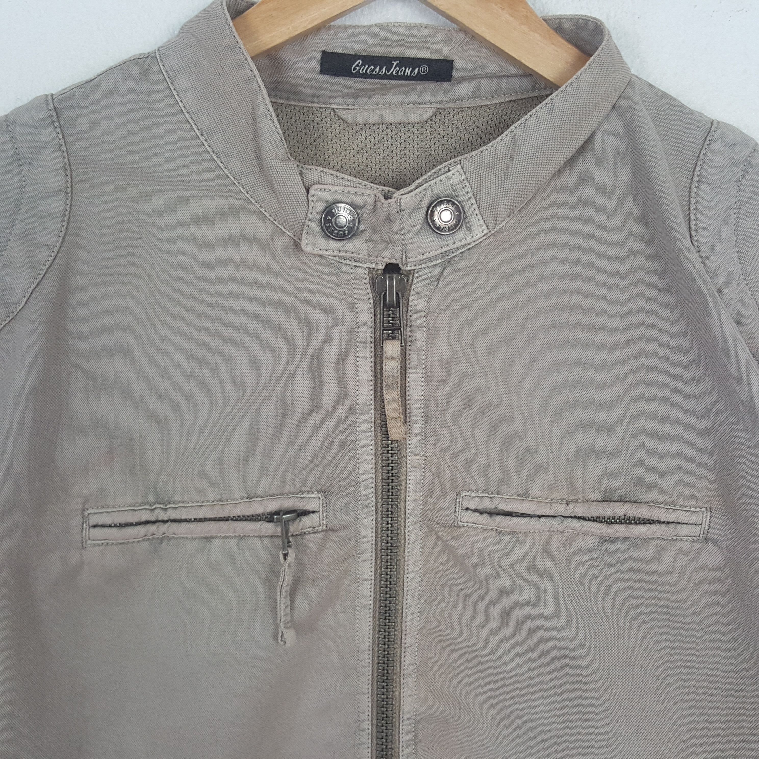 Guess × Vintage Vintage Guess X Skulls Japan Style Custom Logo Bikers Jacket Size US L / EU 52-54 / 3 - 4 Thumbnail