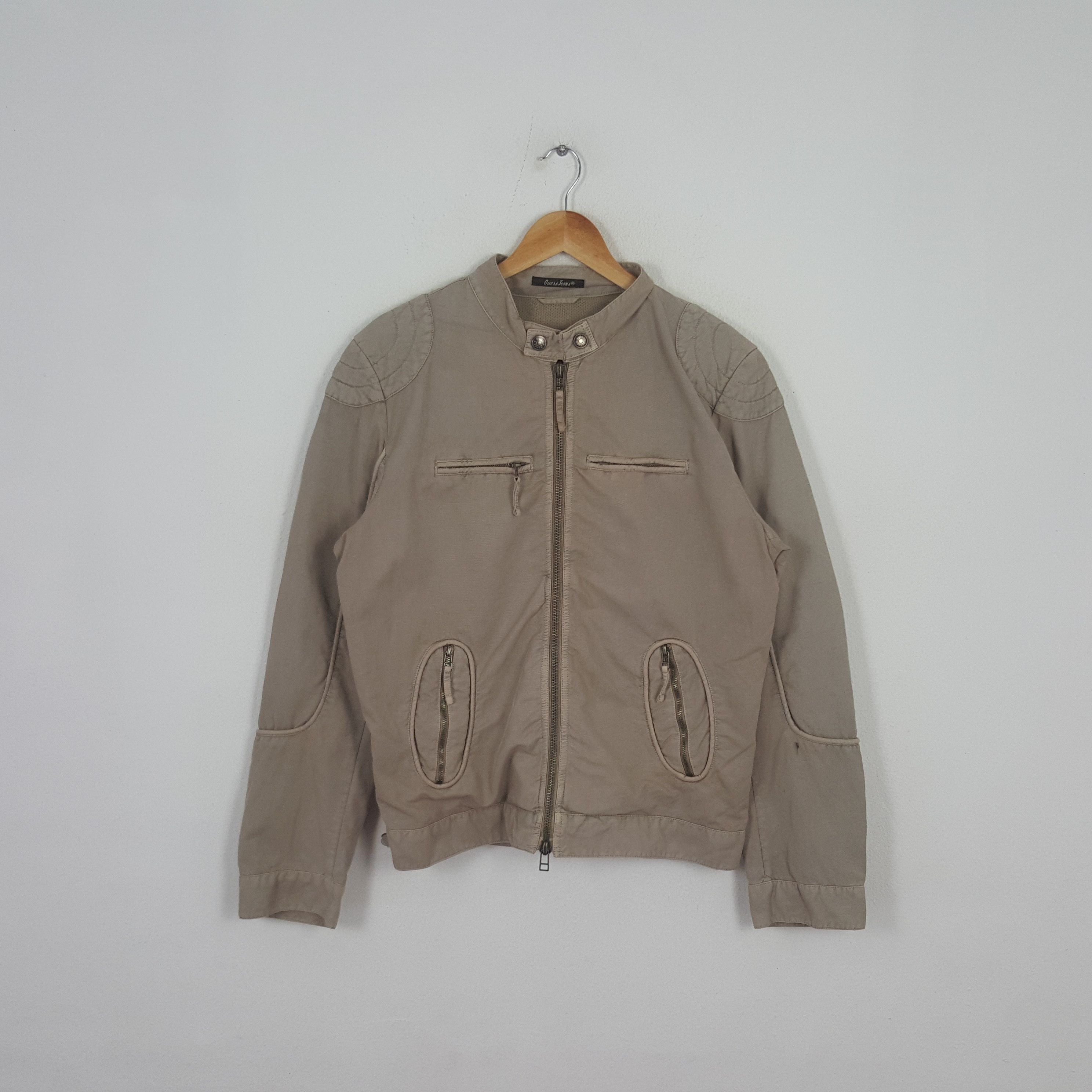 Guess × Vintage Vintage Guess X Skulls Japan Style Custom Logo Bikers Jacket Size US L / EU 52-54 / 3 - 3 Thumbnail