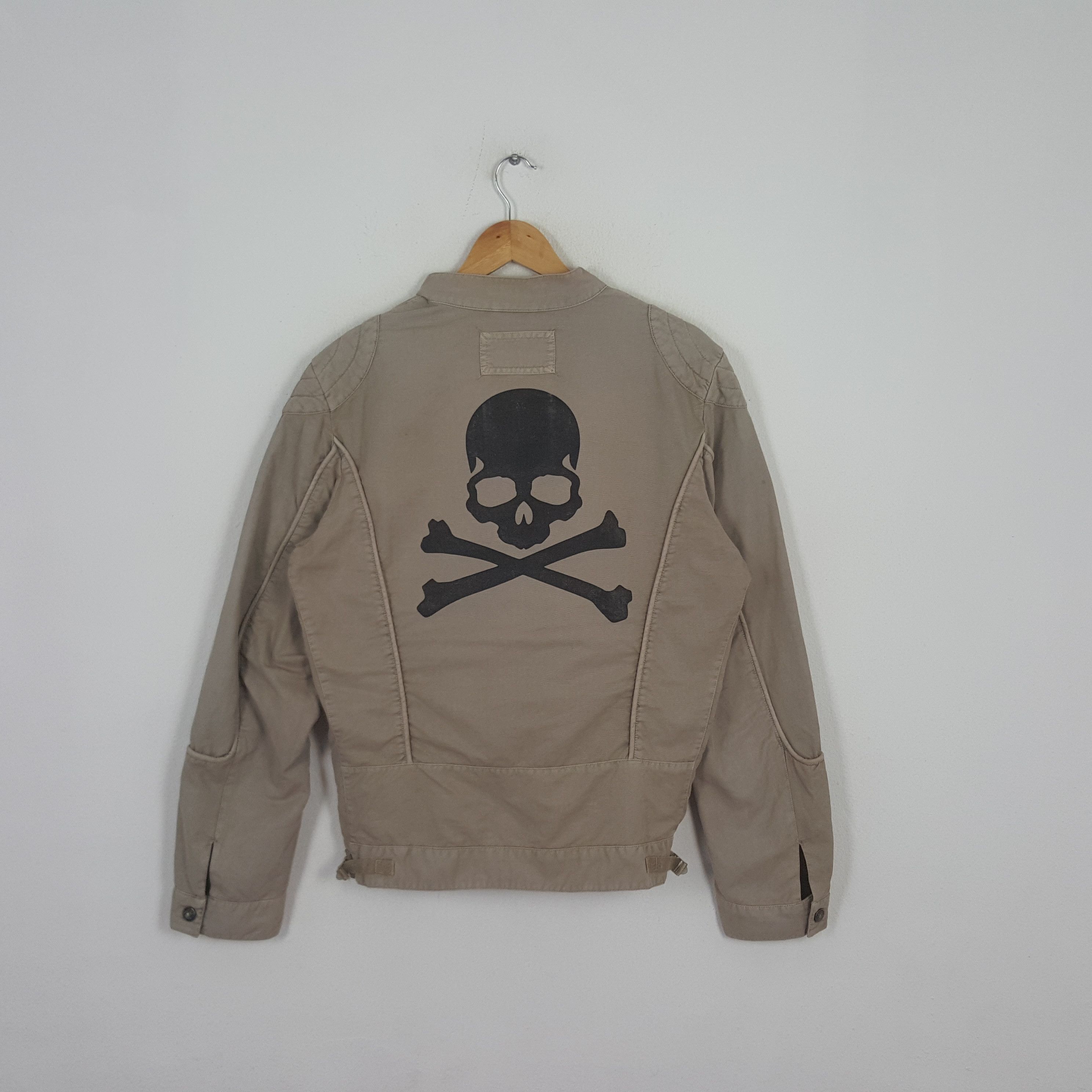 Guess × Vintage Vintage Guess X Skulls Japan Style Custom Logo Bikers Jacket Size US L / EU 52-54 / 3 - 1 Thumbnail