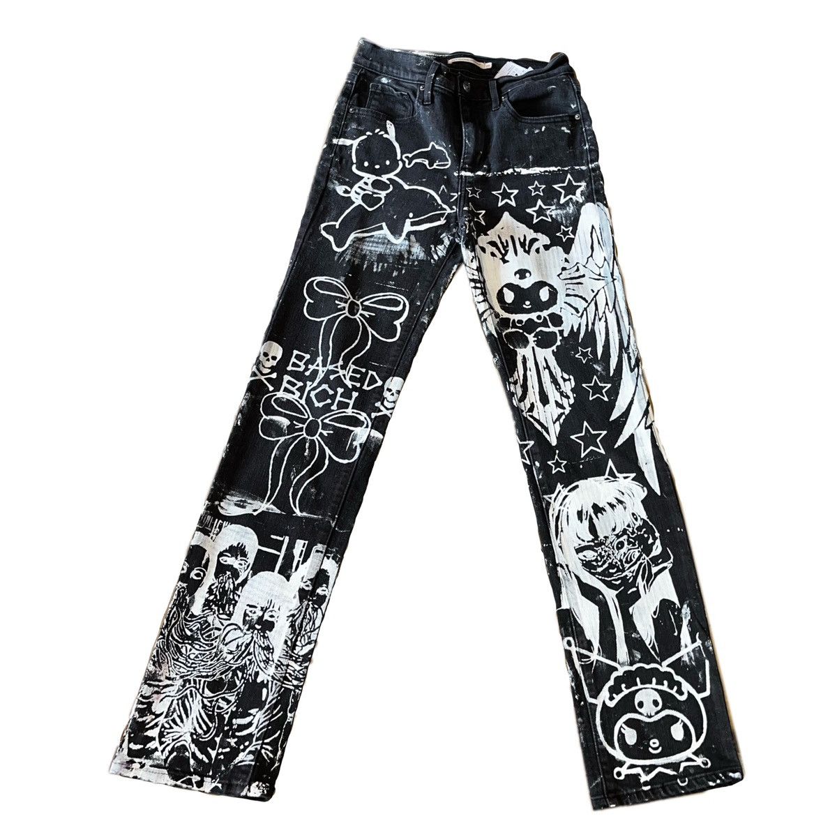 Levi's Basedbich 1of1 custom jeans Size 26" / US 2 / IT 38 - 1 Thumbnail
