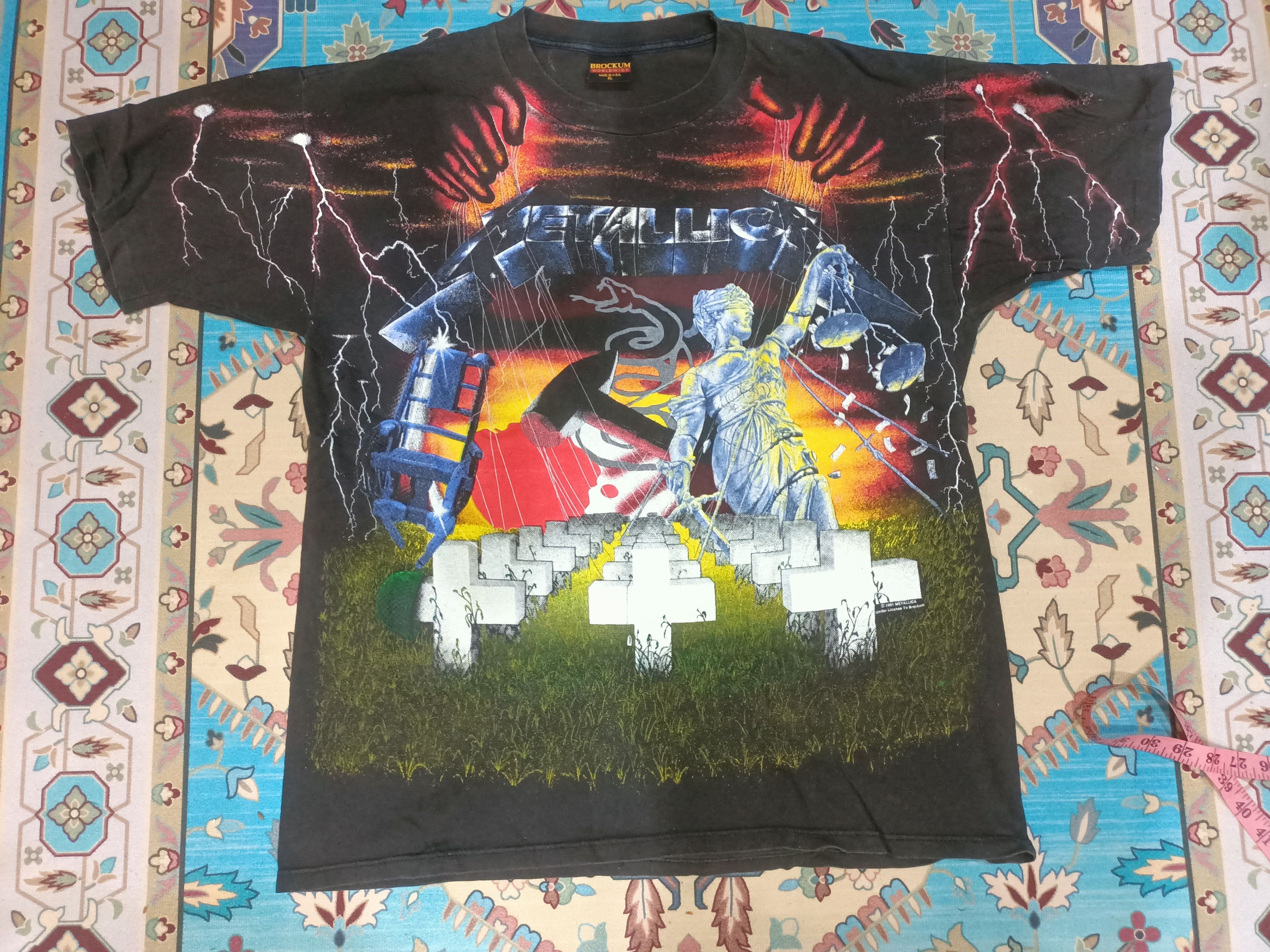 Band Tees METALLICA x BAND TEES x VINTAGE x COVER ALBUM x RARE Size US XL / EU 56 / 4 - 1 Thumbnail