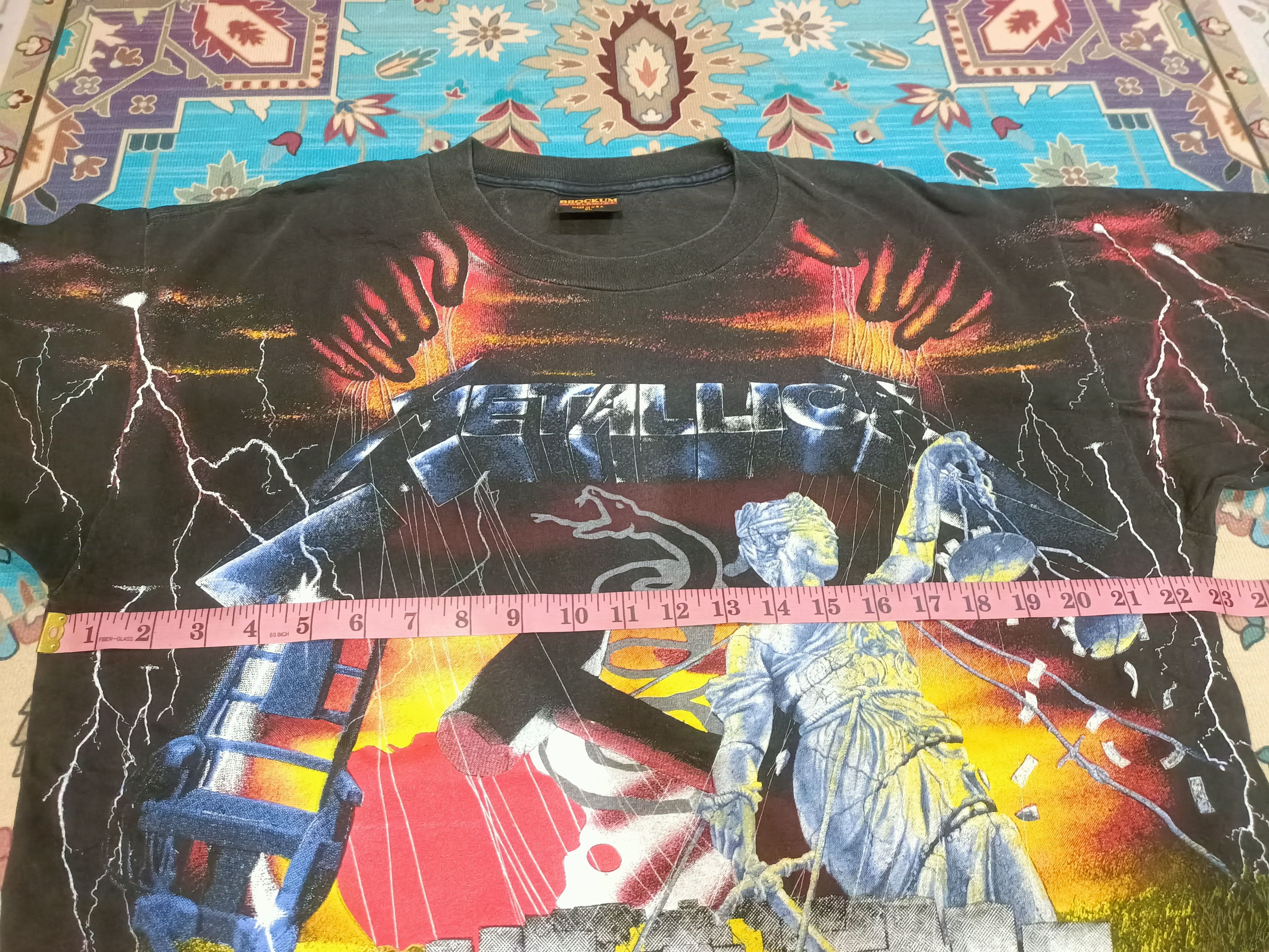 Band Tees METALLICA x BAND TEES x VINTAGE x COVER ALBUM x RARE Size US XL / EU 56 / 4 - 8 Thumbnail