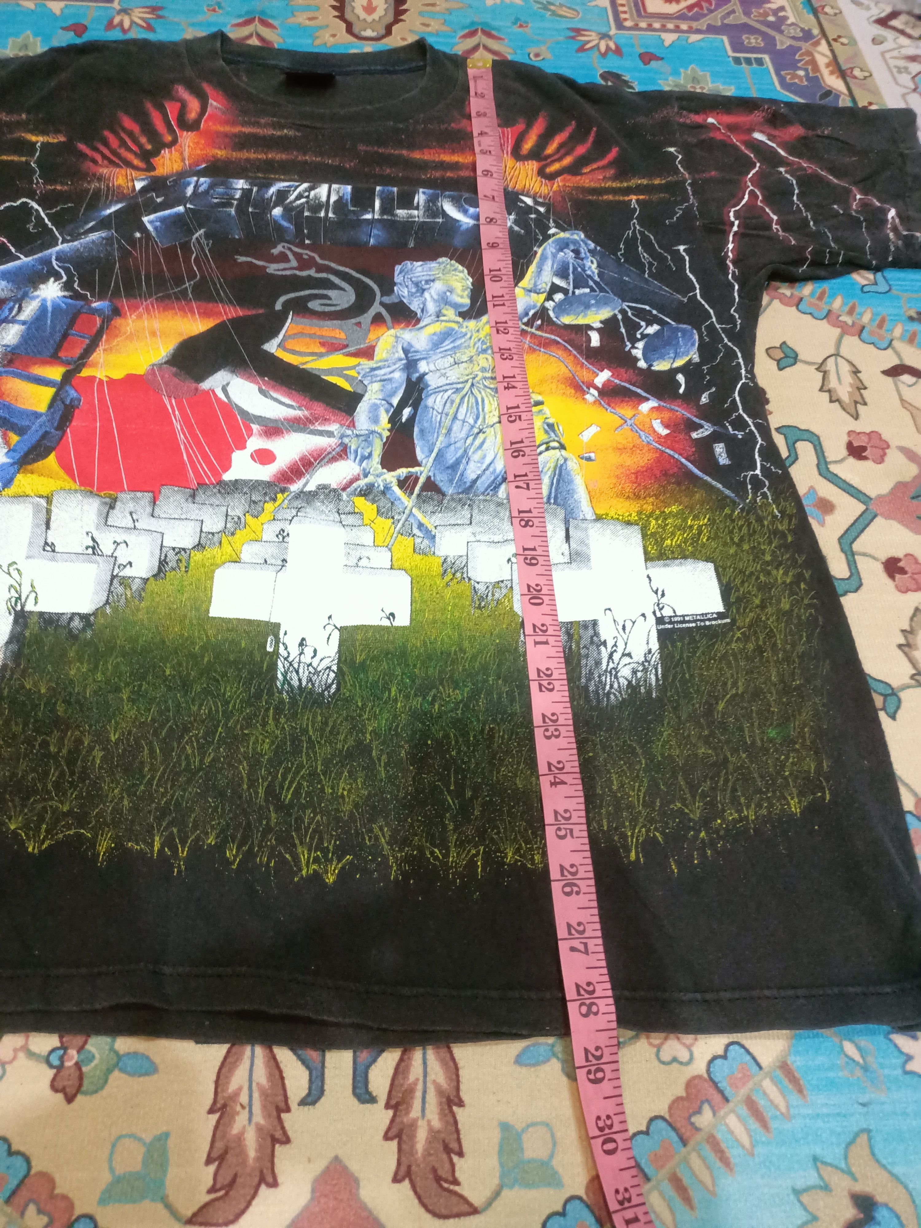 Band Tees METALLICA x BAND TEES x VINTAGE x COVER ALBUM x RARE Size US XL / EU 56 / 4 - 9 Thumbnail