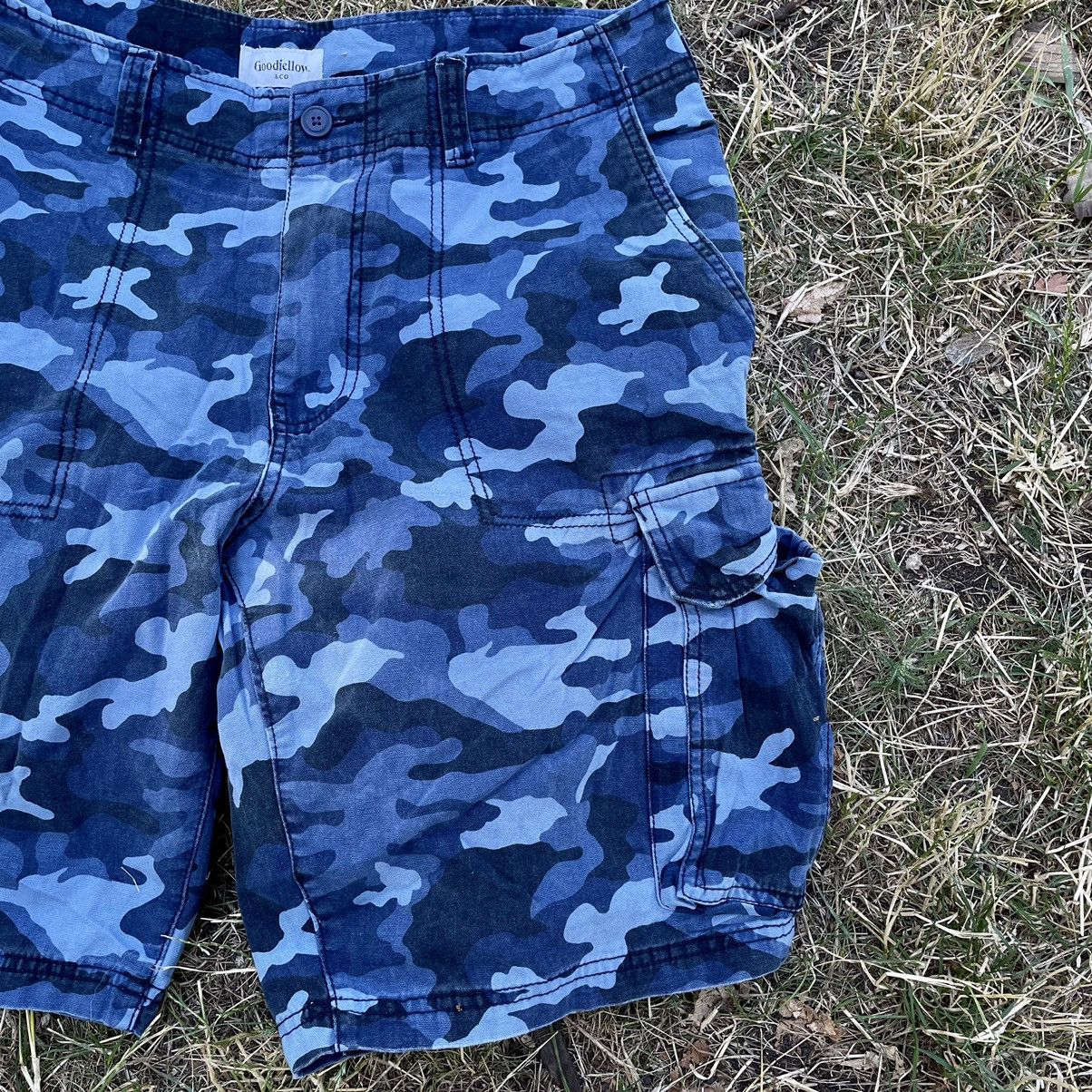 Vintage Vintage 90s Military Cargo Logo Shorts Streetwear Travis Size US 32 / EU 48 - 2 Thumbnail