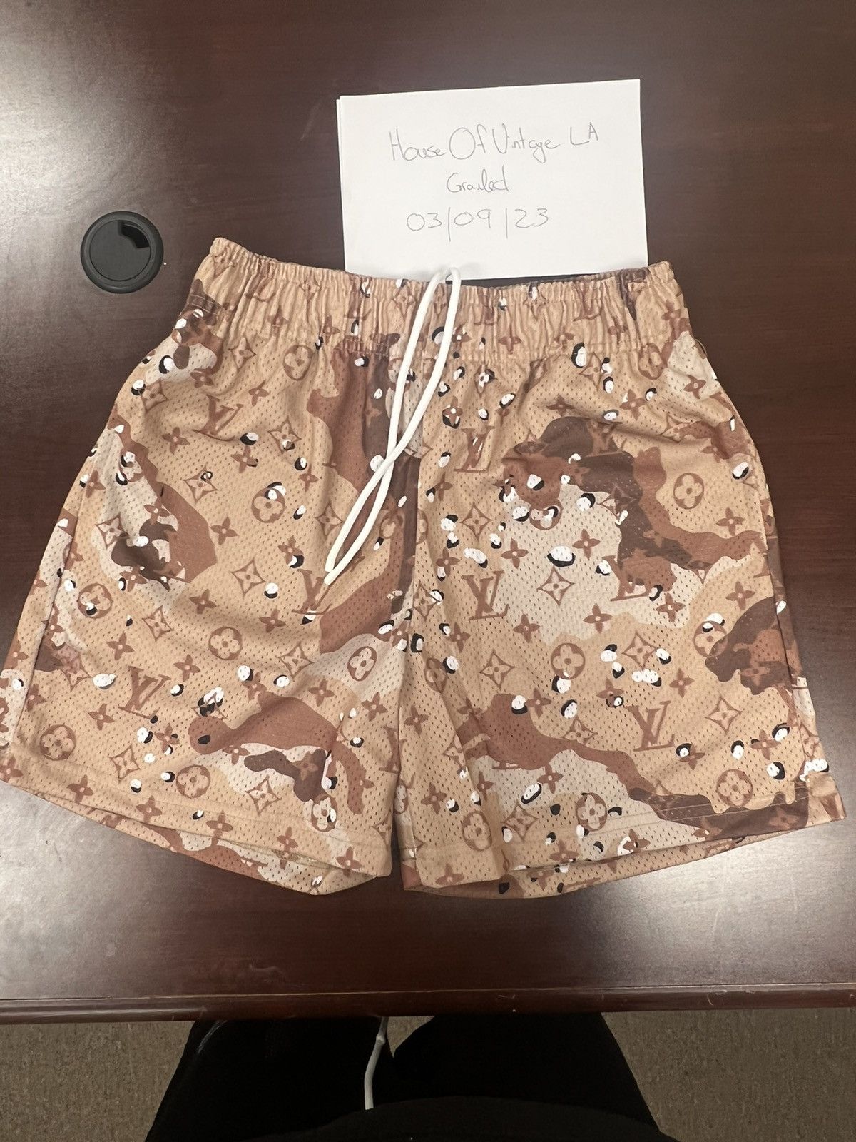 Bravest Studios LV Shorts Brown Camo