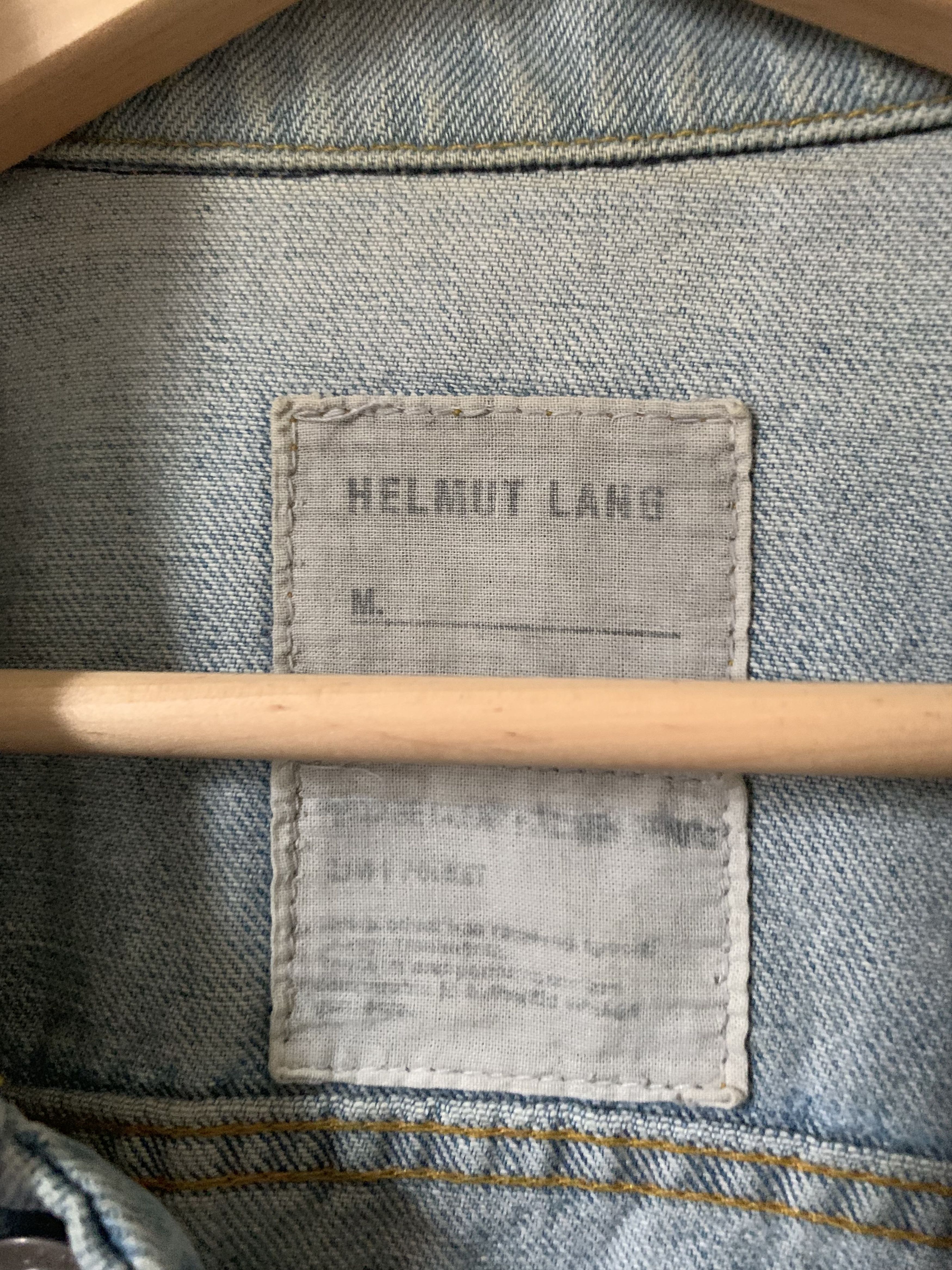 Helmut Lang Archive Washed Denim Jacket Size US M / EU 48-50 / 2 - 2 Thumbnail