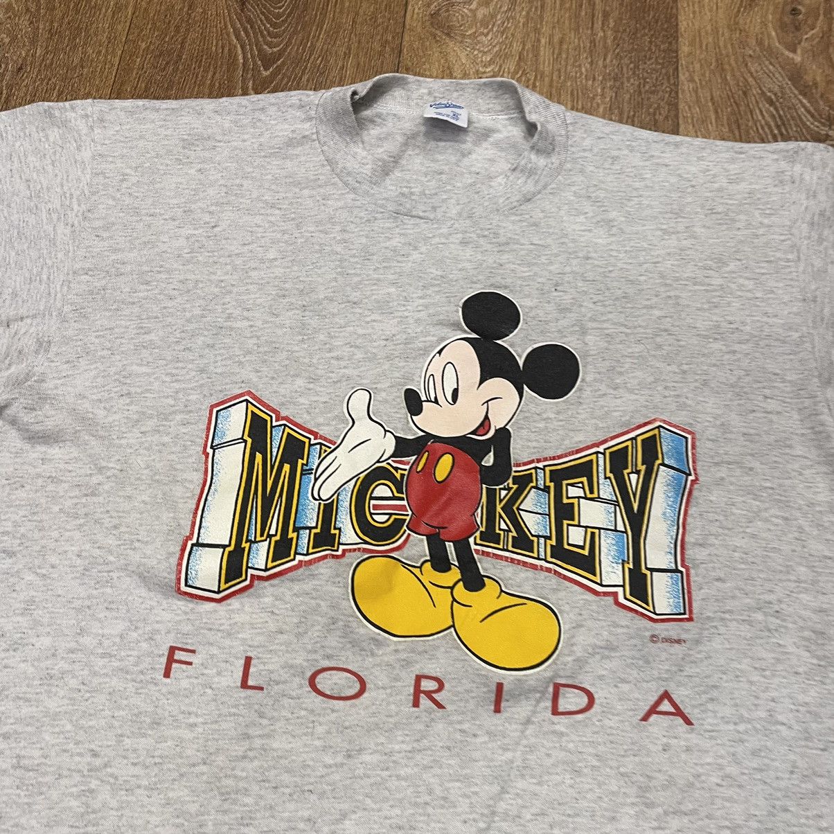 Disney Vintage 90s Disney Mickey Mouse Florida Tee Streetwear Size US XL / EU 56 / 4 - 4 Thumbnail